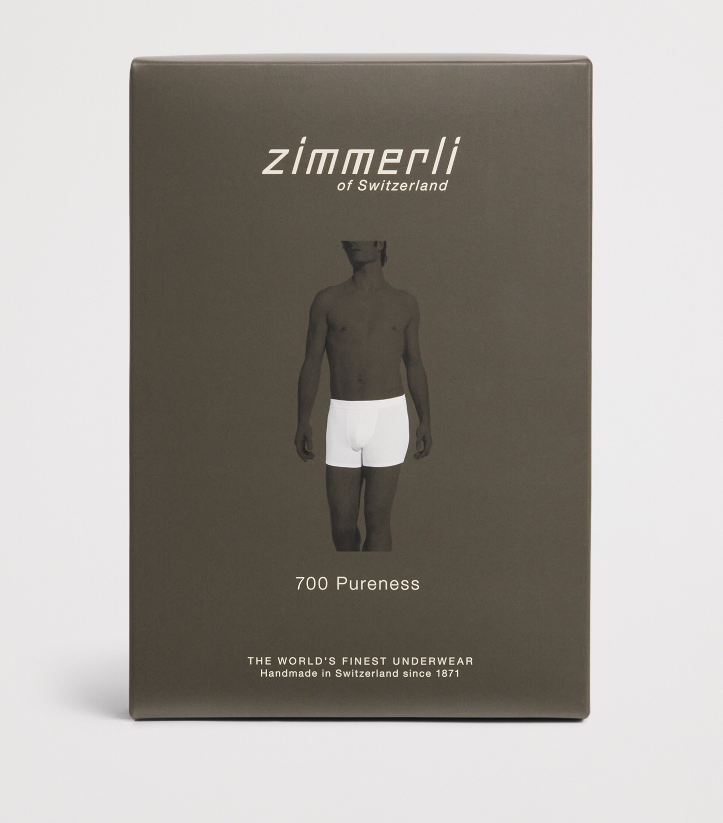 Zimmerli Mens 700 Pureness Boxer Briefs Sky Blue Image 4