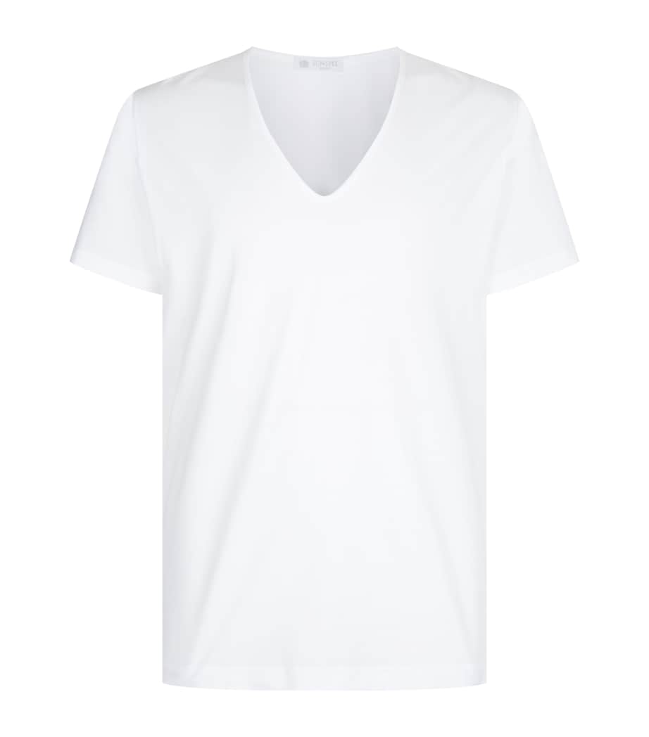 V-Neck Lounge Top WHAA - WHITE Image 1