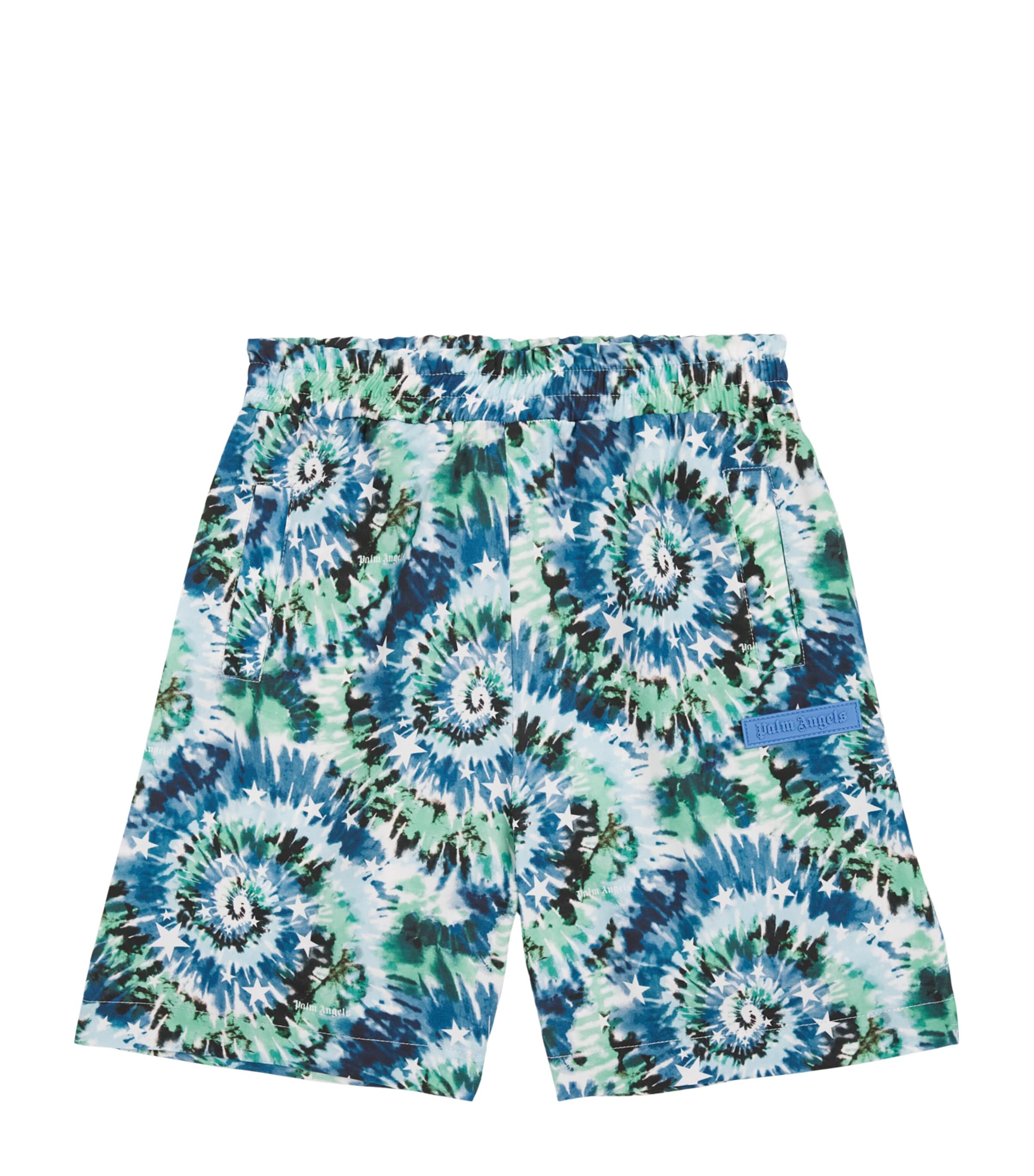Spiral Tie-Dye Shorts (4-12+ Years) 60BLU/BLUE Image 1