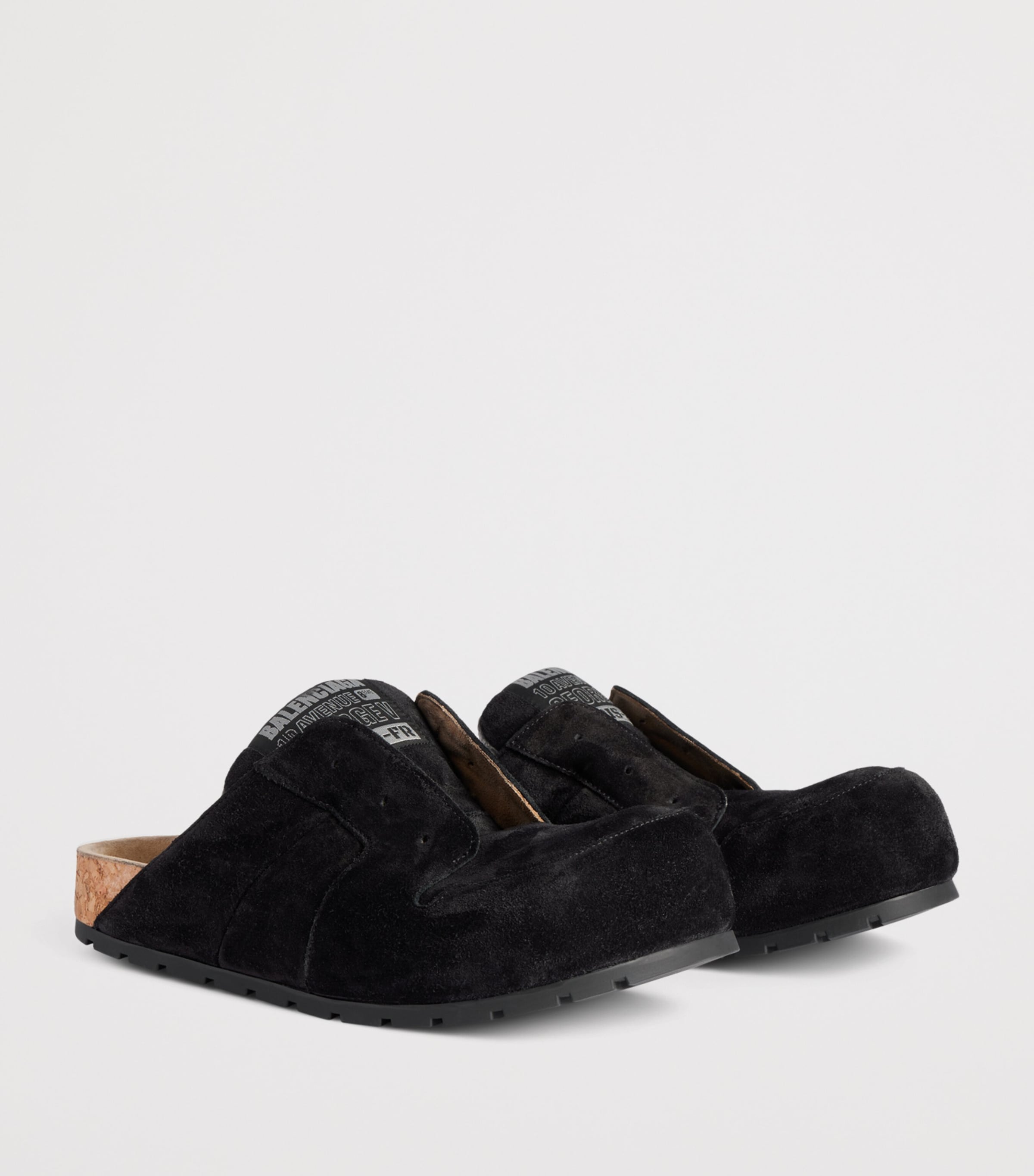 Balenciaga Suede Dumbo Mules Image 5