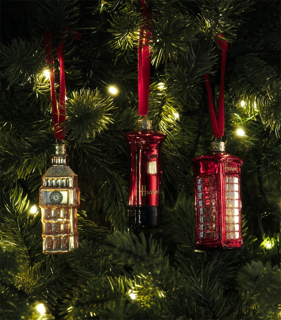 Harrods London Icons Tree Decorations (Set of 3) Image 3