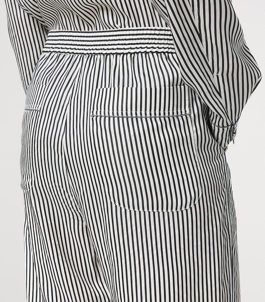 TOM FORD Womens Silk Striped Trousers Nwa Image 5