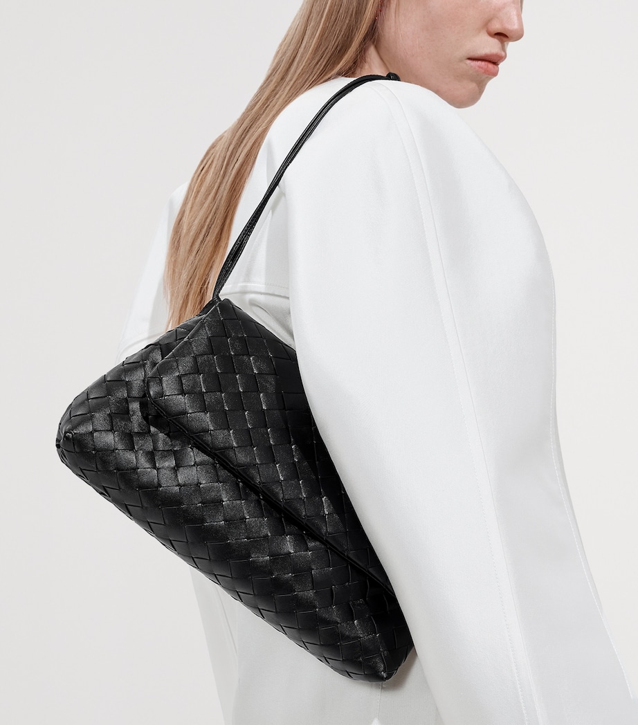 Bottega Veneta Leather Giorno Shoulder Bag Image 3
