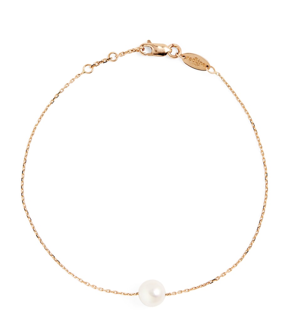 Rose Gold and Pearl Sensuelle Akoya Chain Bracelet ROSE GOLD Image 1