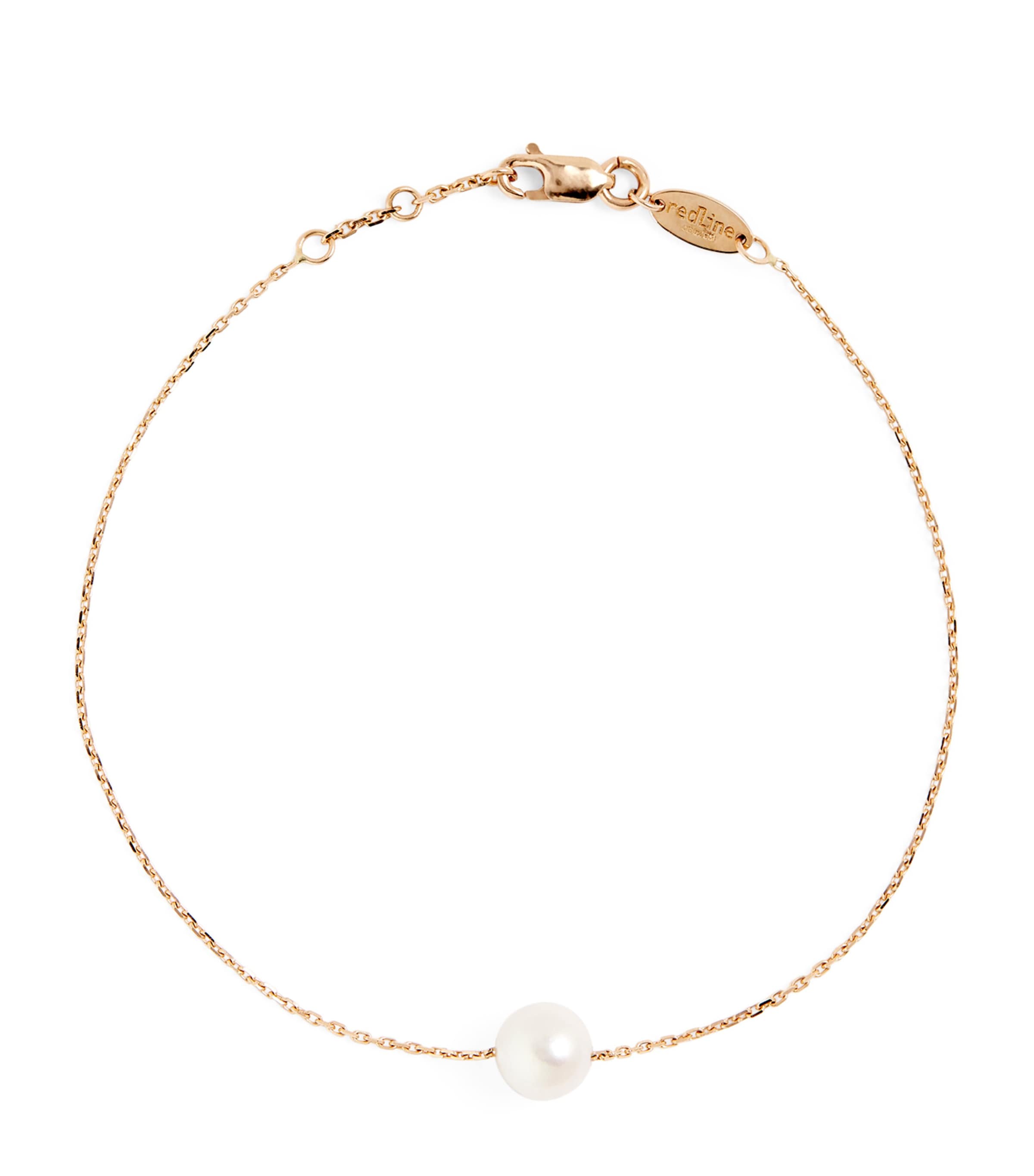 Redline Rose Gold and Pearl Sensuelle Akoya Chain Bracelet | Fine Jewellery | Fine Bracelets | Chain Bracelets | Designers | Redline