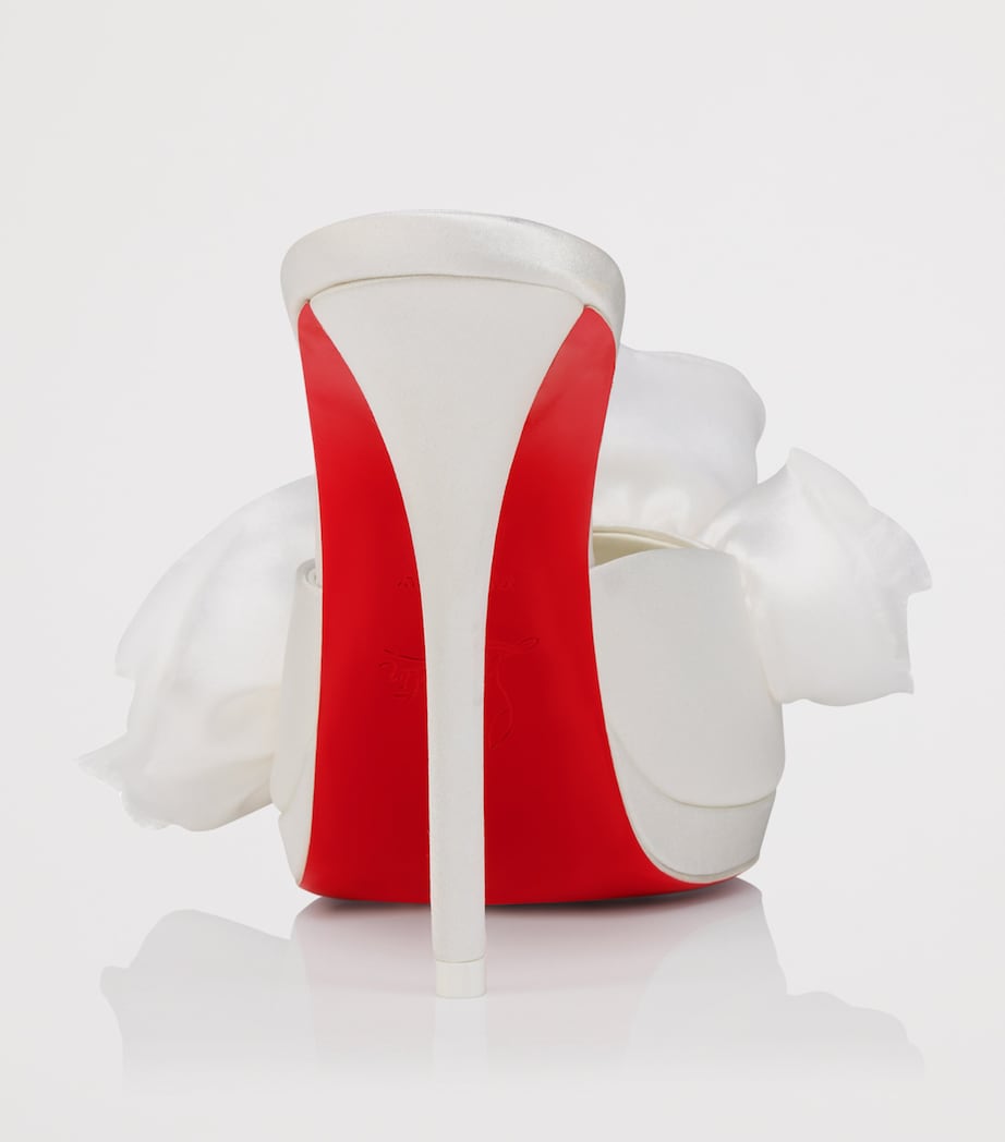 Christian Louboutin Mere Lachaise Silk Mules 120 Image 4