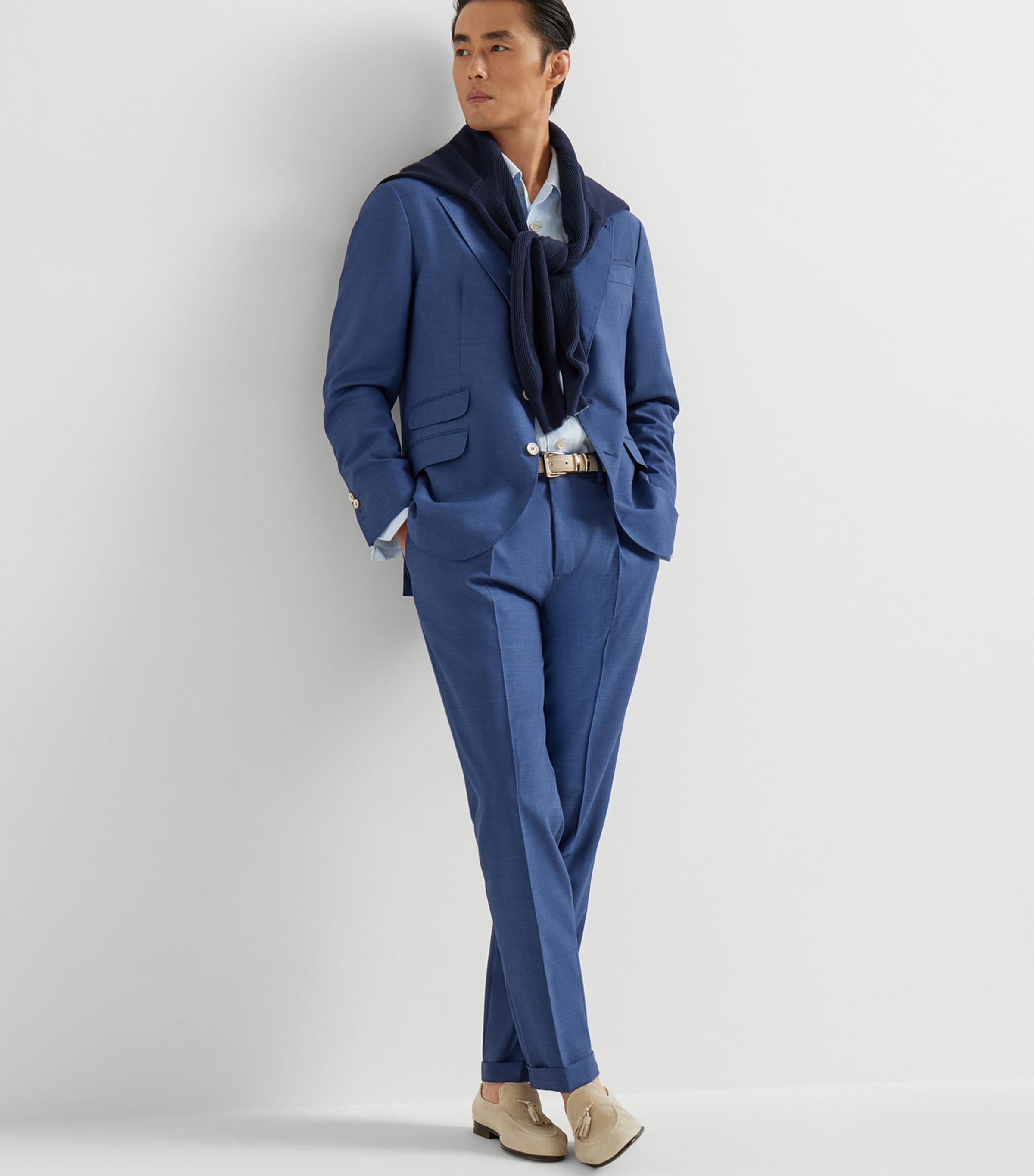 Brunello Cucinelli Suede Tassel Loafers Image 2