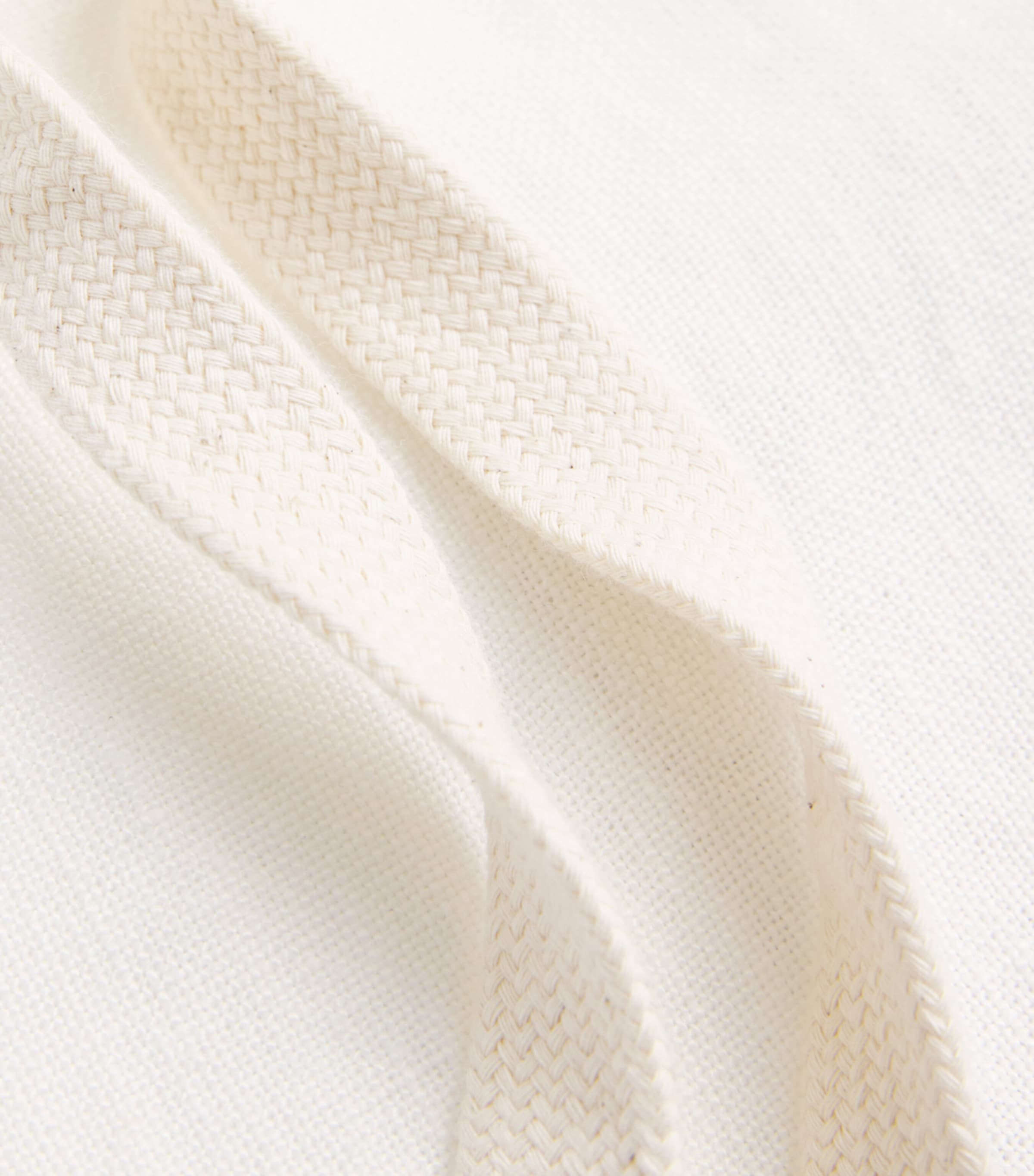 COMMAS Mens Linen Drawstring Shorts White Image 6