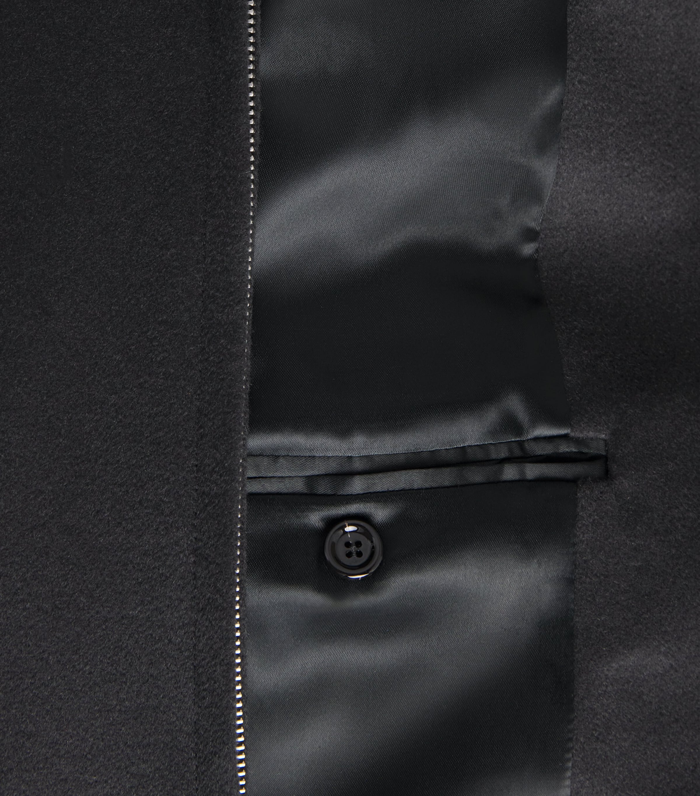 Cashmere-Wool Bomber Jacket 850-NAVY Image 5