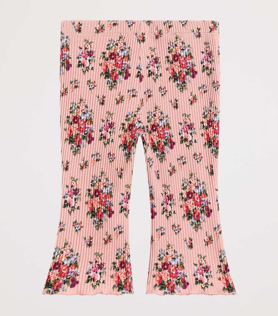 Dolce&Gabbana Kids Printed Leggings (3-30 Months) Mazzolini Fior Image 2