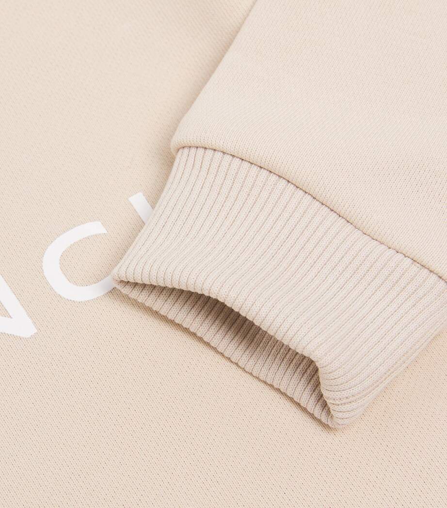 Givenchy Kids Cotton 4G Logo Sweatshirt (2-3 Years) Cream Image 4
