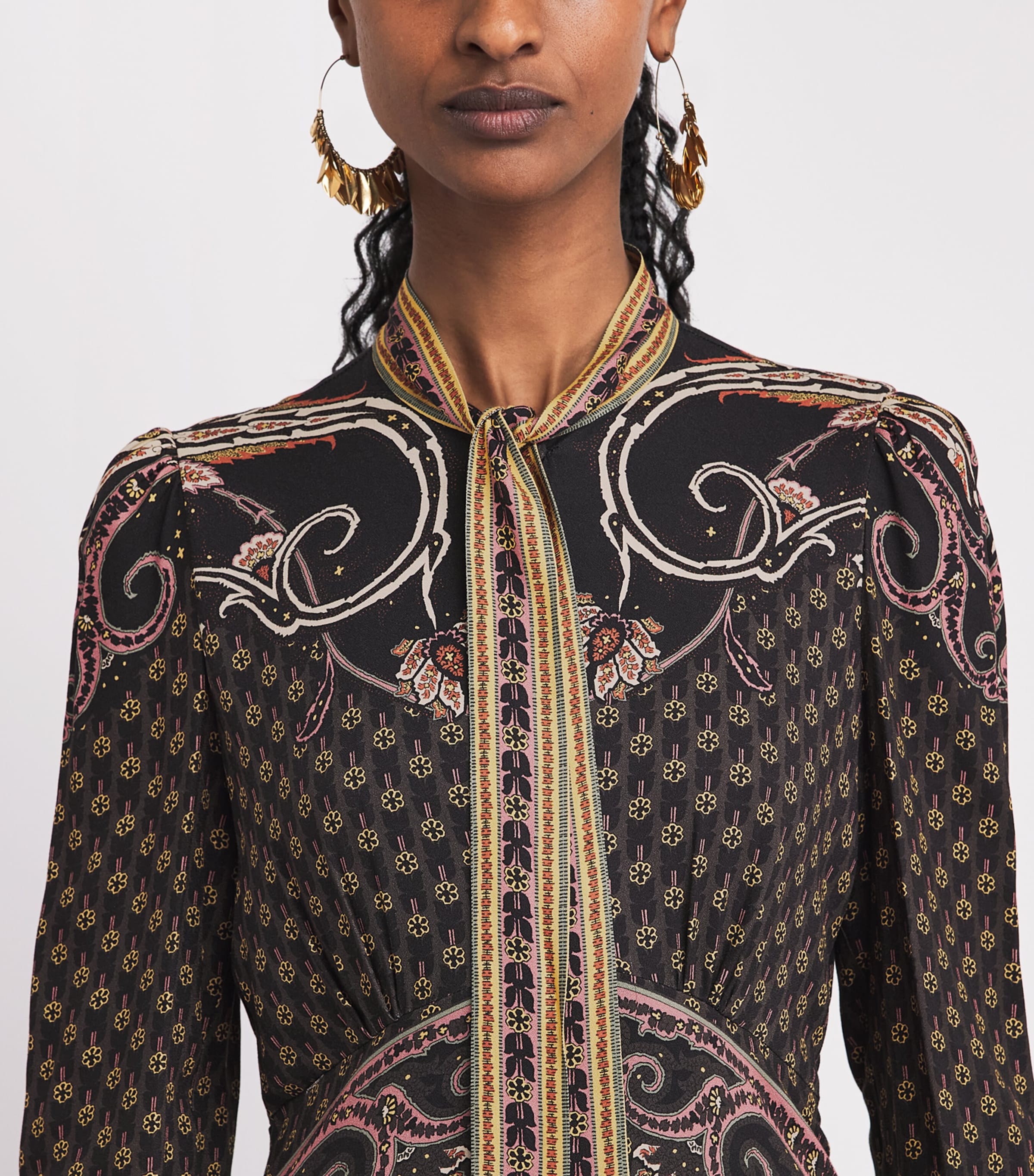 Printed Tunic Maxi Dress X0814 Image 3