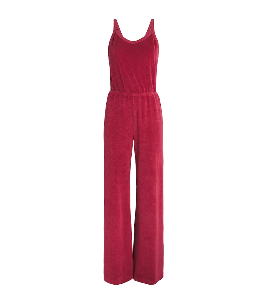 Suzie Kondi Womens Terry Elma Jumpsuit Framboise Image 1