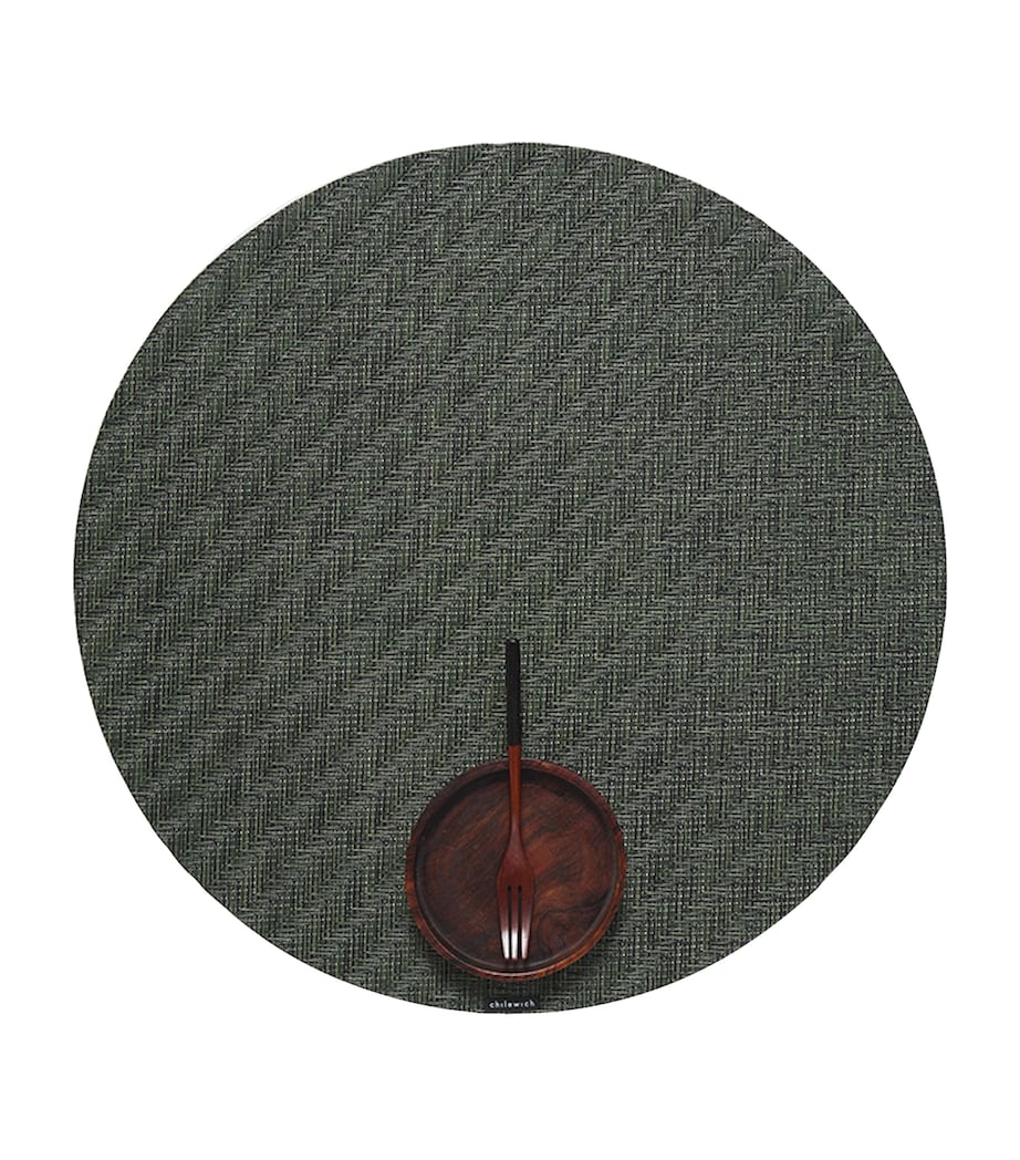 TerraStrand Foxtail Round Placemat (38cm) THYME Image 2
