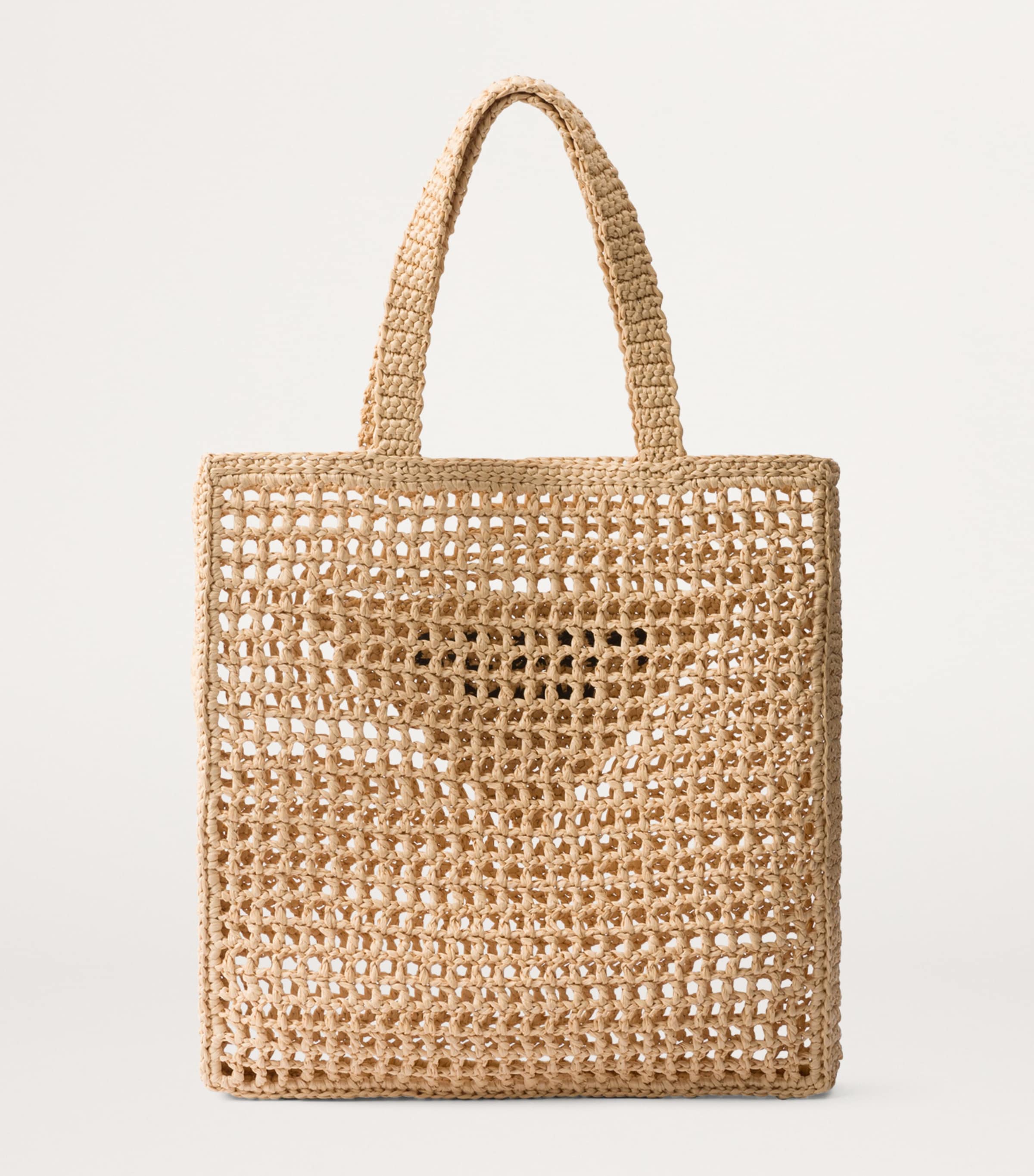 PRADA クロシェ トートバッグ Crochet tote bag ★関税込 Prada Crochet Tote Bag | Blue | FARFETCH