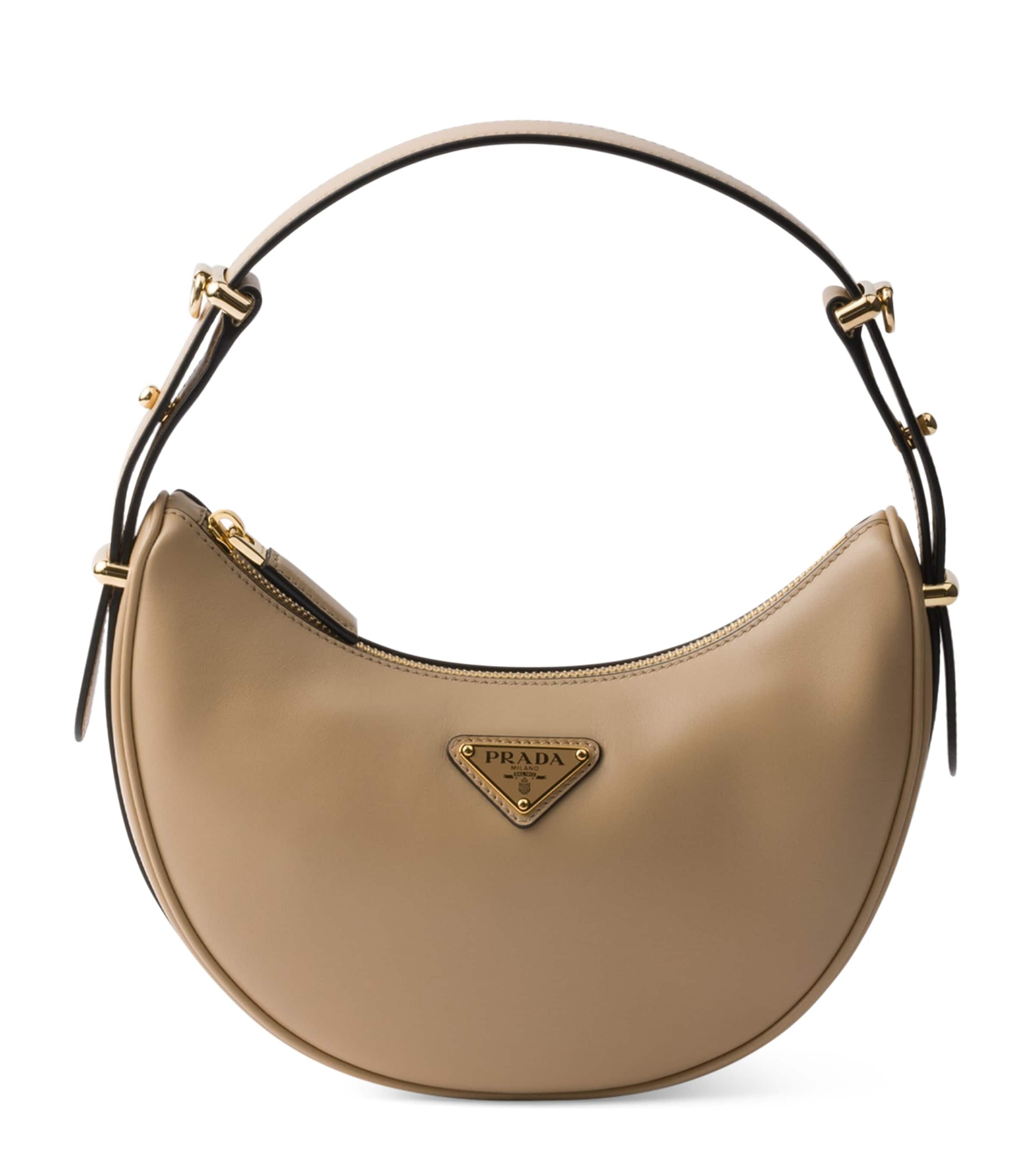 Prada Small Leather Arqué Shoulder Bag Image 1