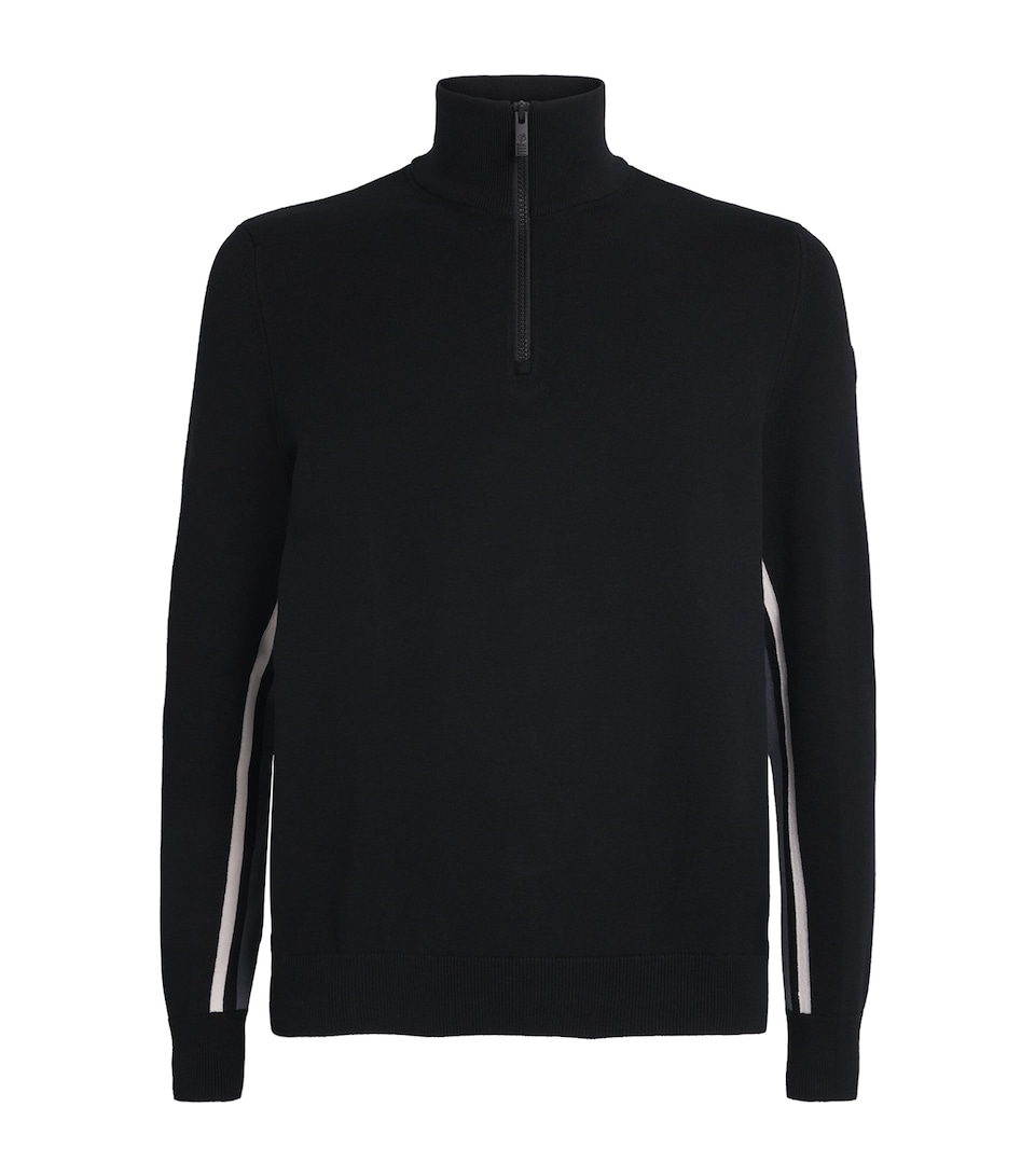 Jersey Quarter-Zip Natom Sweater