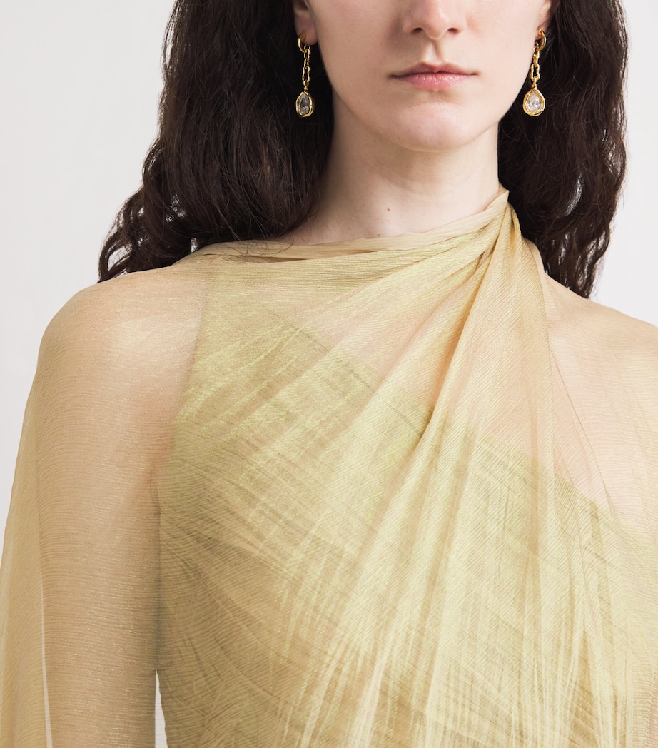 Tulle Asymmetric Florencia Gown BUTTERFLY WING Image 4