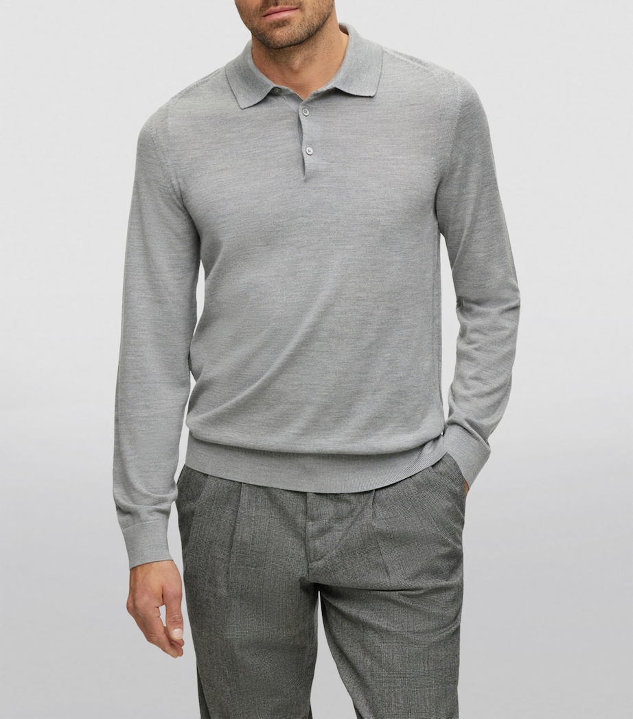Wool-Cashmere-Silk Polo Shirt 041 Image 3