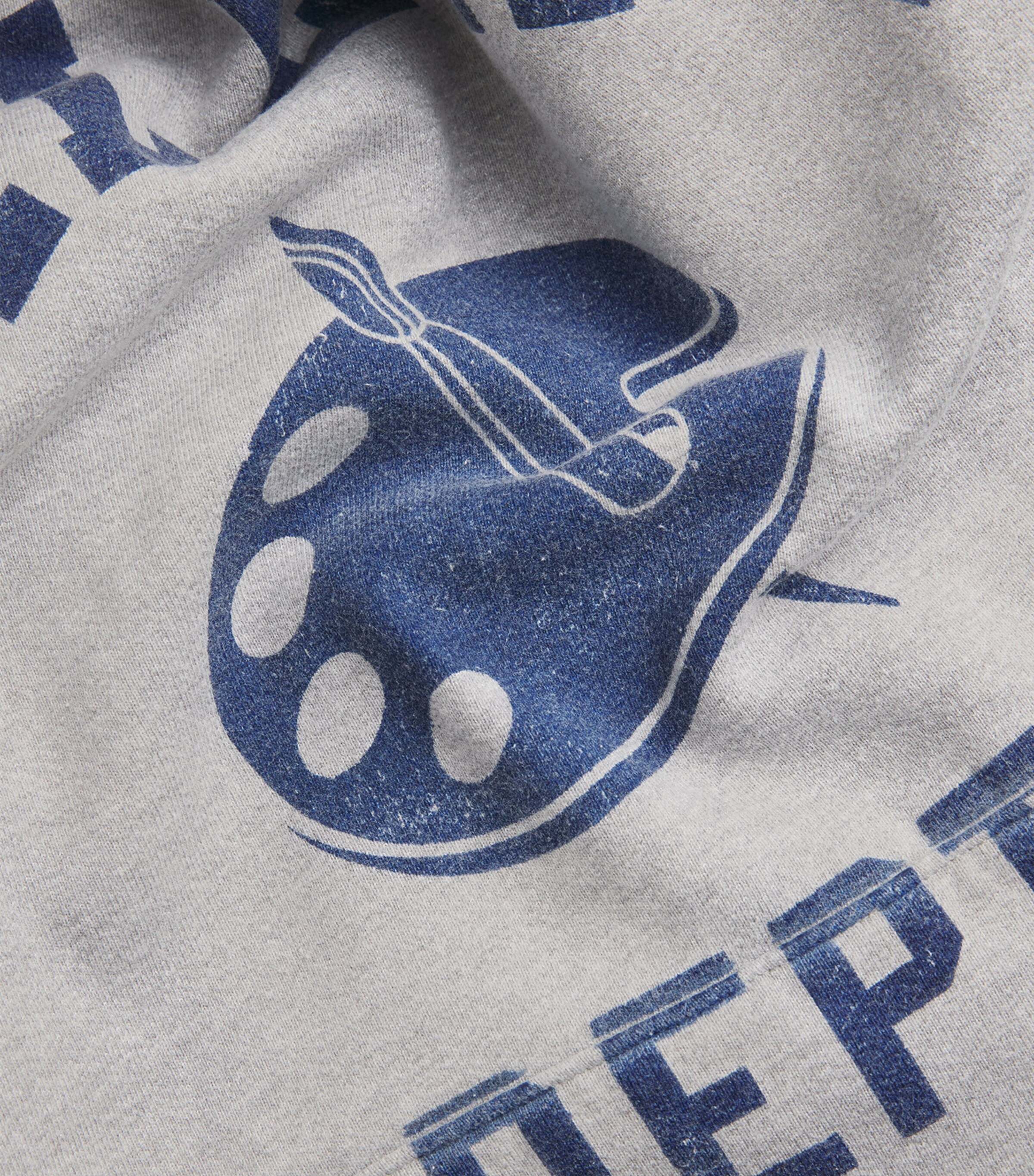 GALLERY DEPT. Mens Cotton Art Dept. Logo Hoodie Grey Image 5
