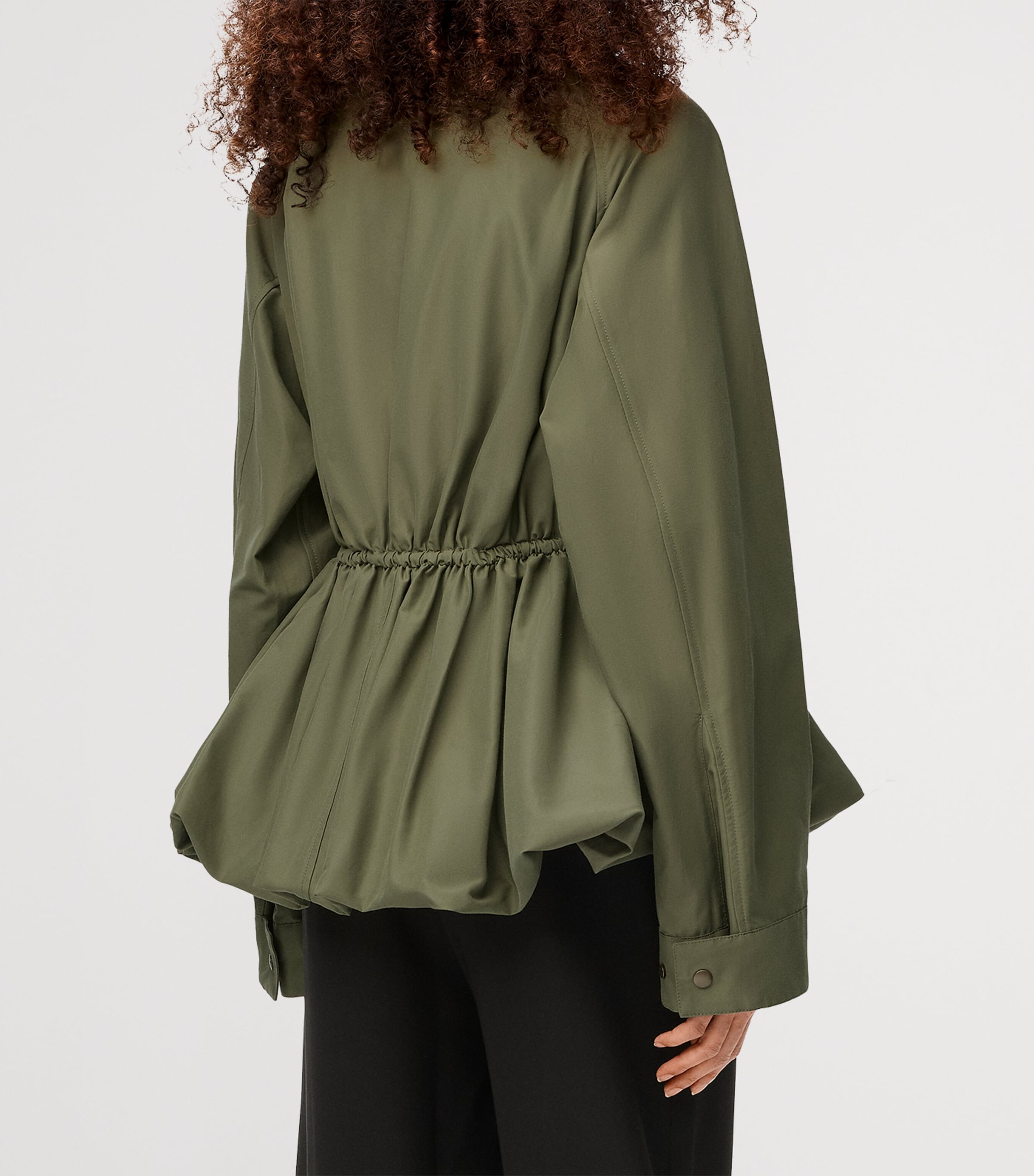 LOEWE Cotton Gathered Jacket | Harrods US