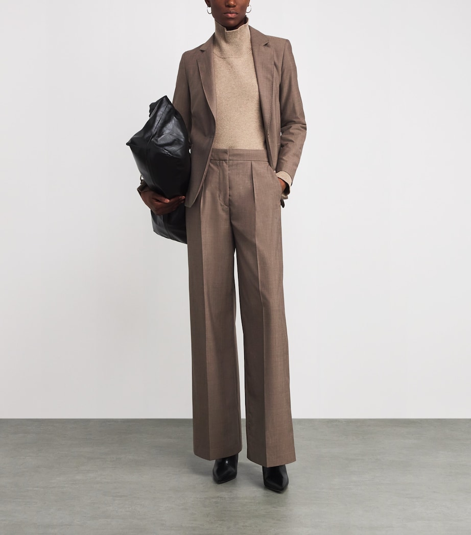 Virgin Wool Marty Blazer MUSHROOM Image 2