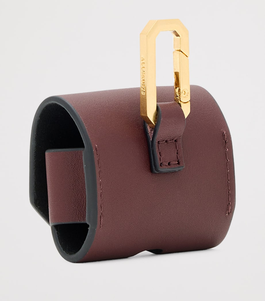 Leather AirPods Case DARK RED Image 5