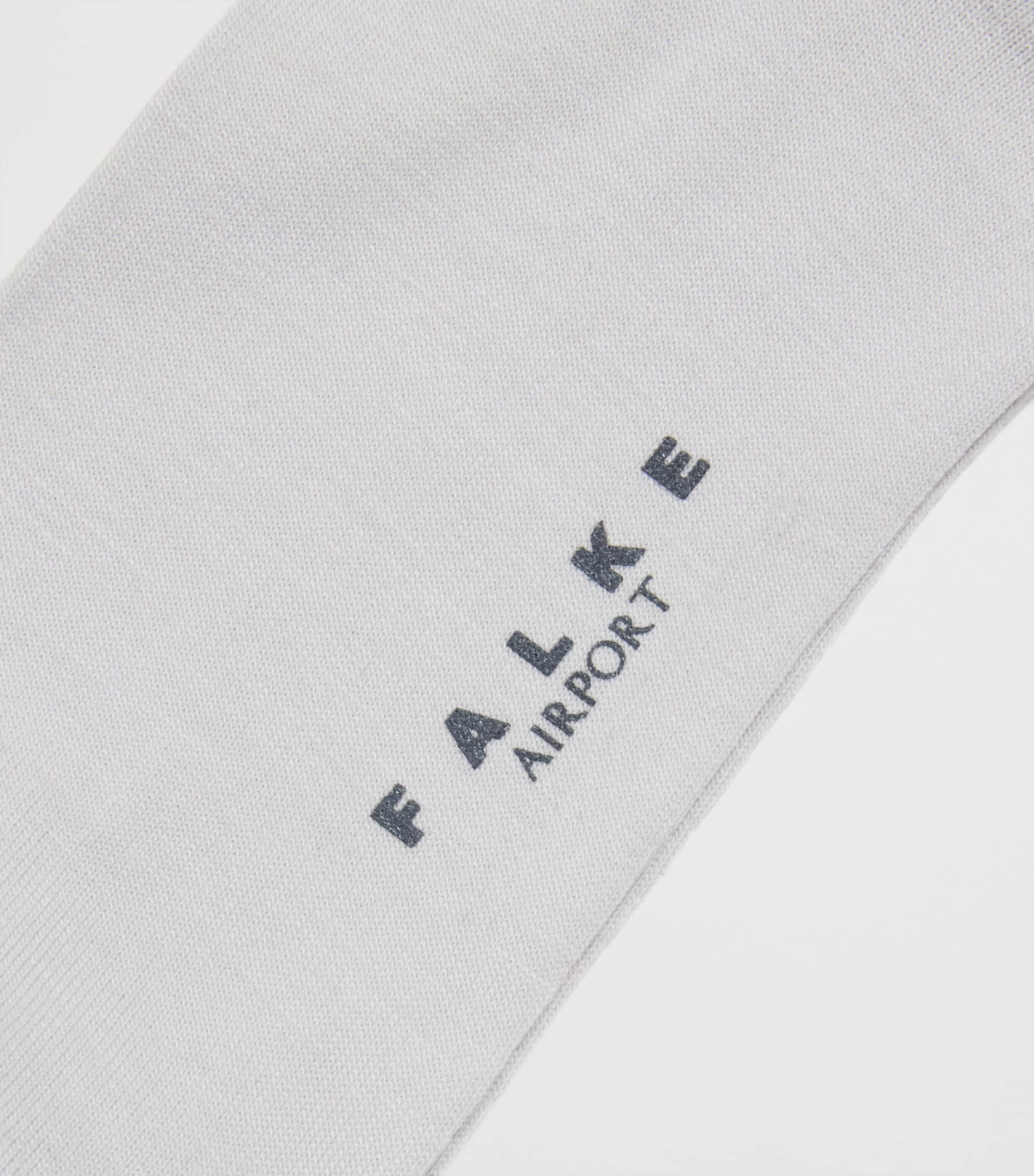 Falke Mens Wool-Blend Airport Socks Silver Image 2