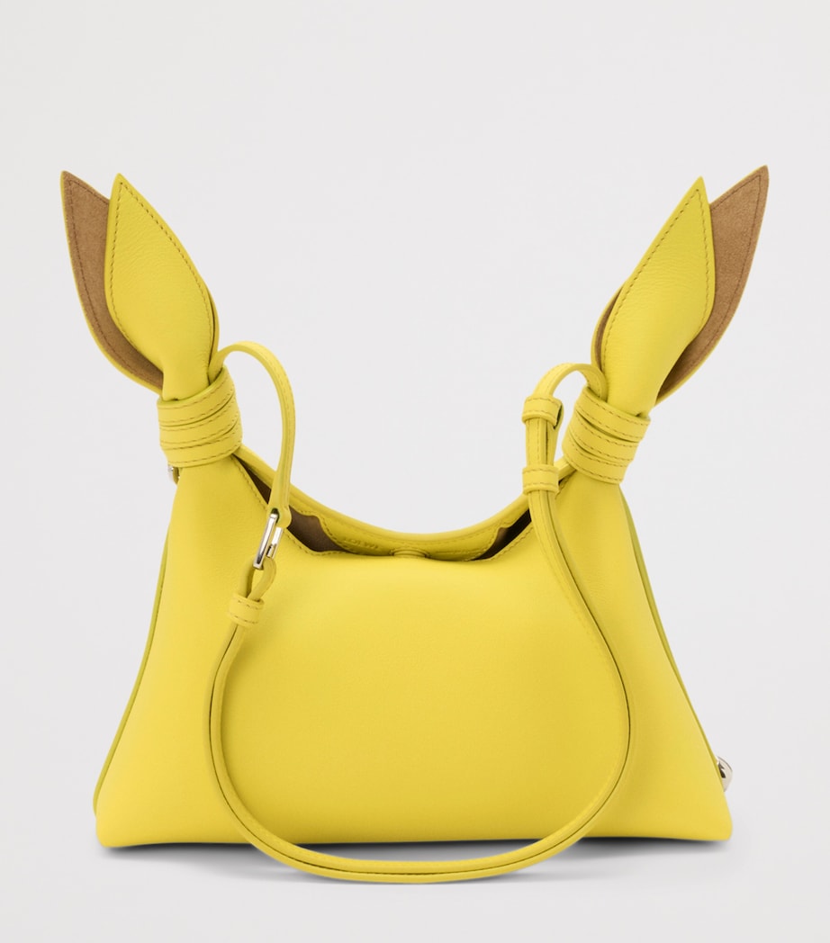 LOEWE Mini Leather Scarf Shoulder Bag Lemon Image 4