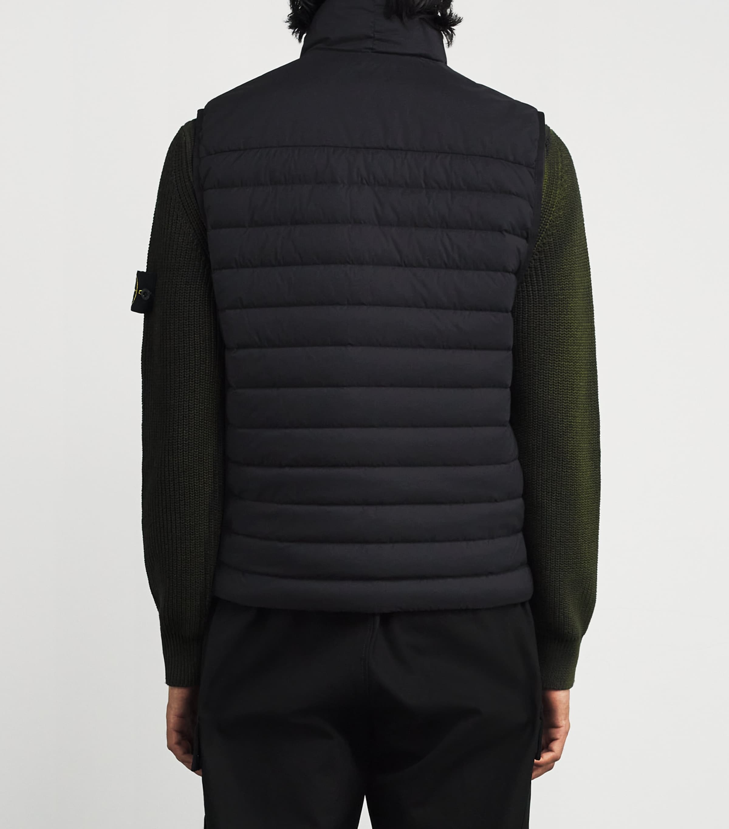 Down Seamless Tunnel Puffer Gilet V0029 Image 4