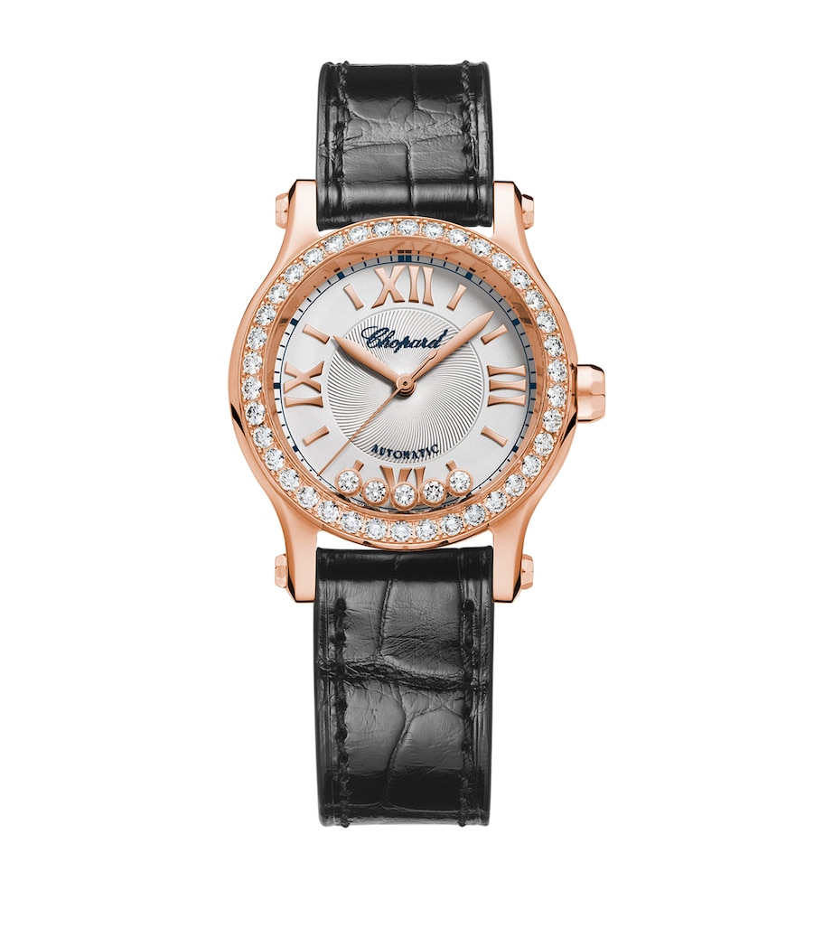 Rose Gold and Diamond Happy Sport Watch 30mm 18K ROSE GOLD Image 1