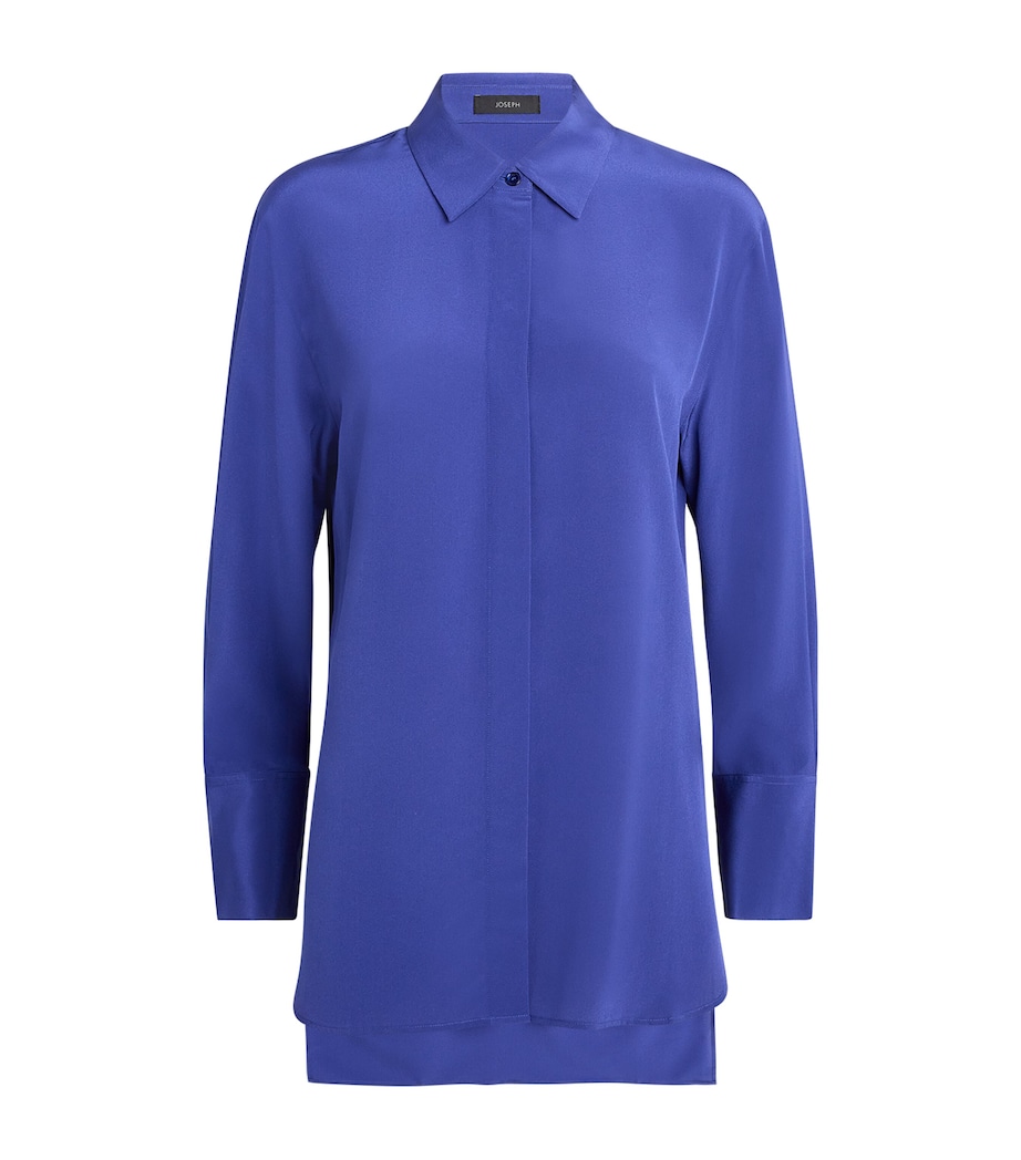 Silk Bold Blouse COBALT Image 1
