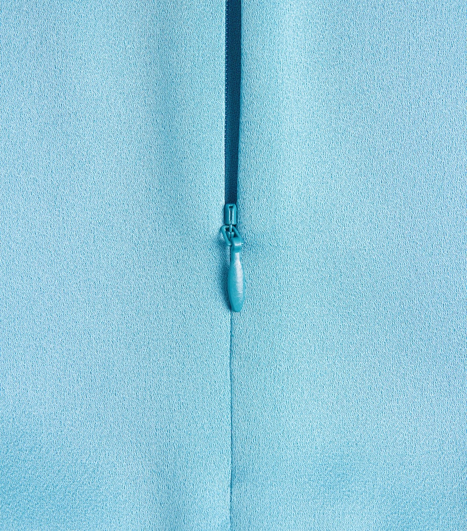 Satin Sleeveless Blouse 4130 STEEL BLUE Image 5