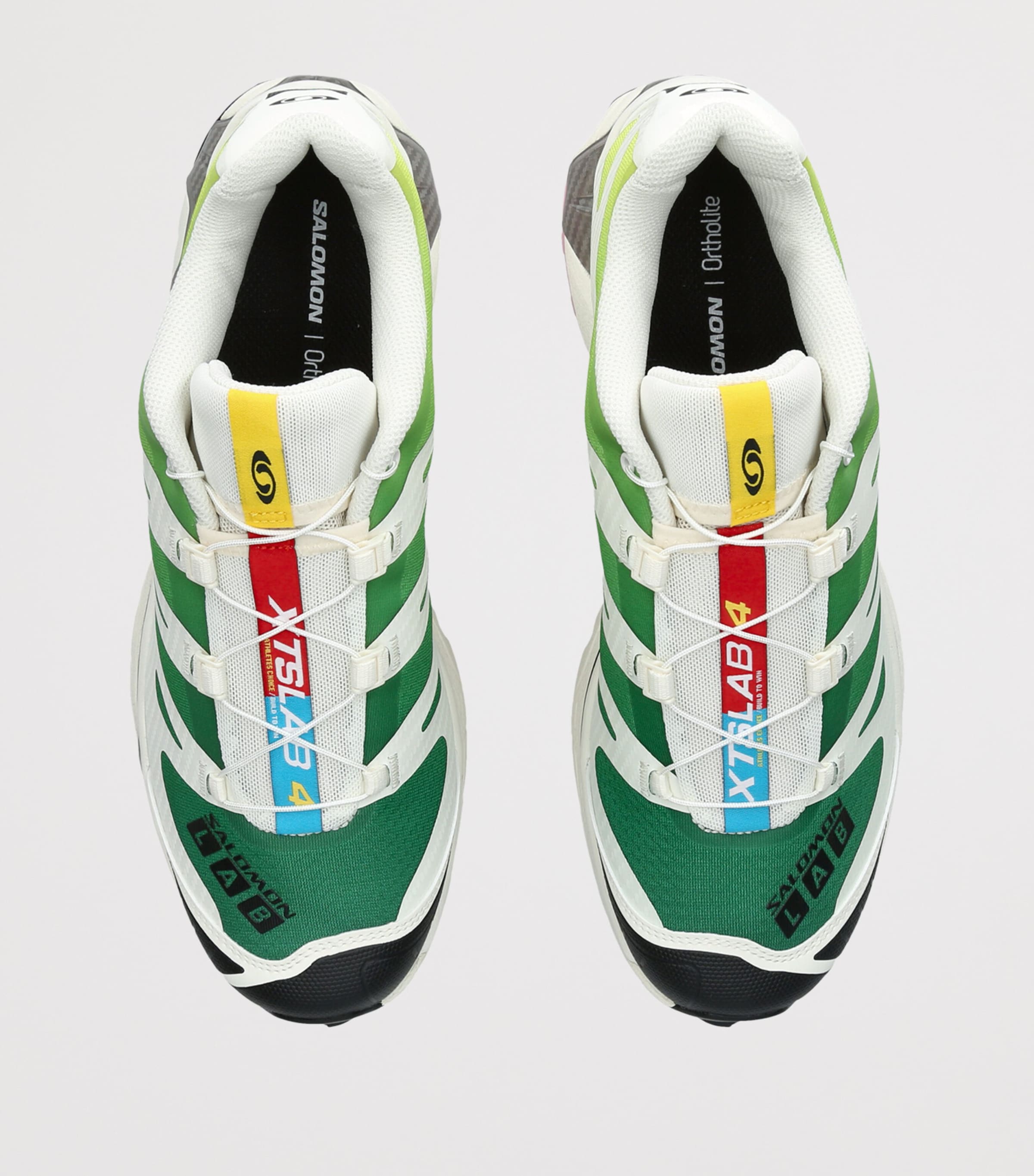 Salomon Mens XT-4 OG Sneakers Green Comb Image 4