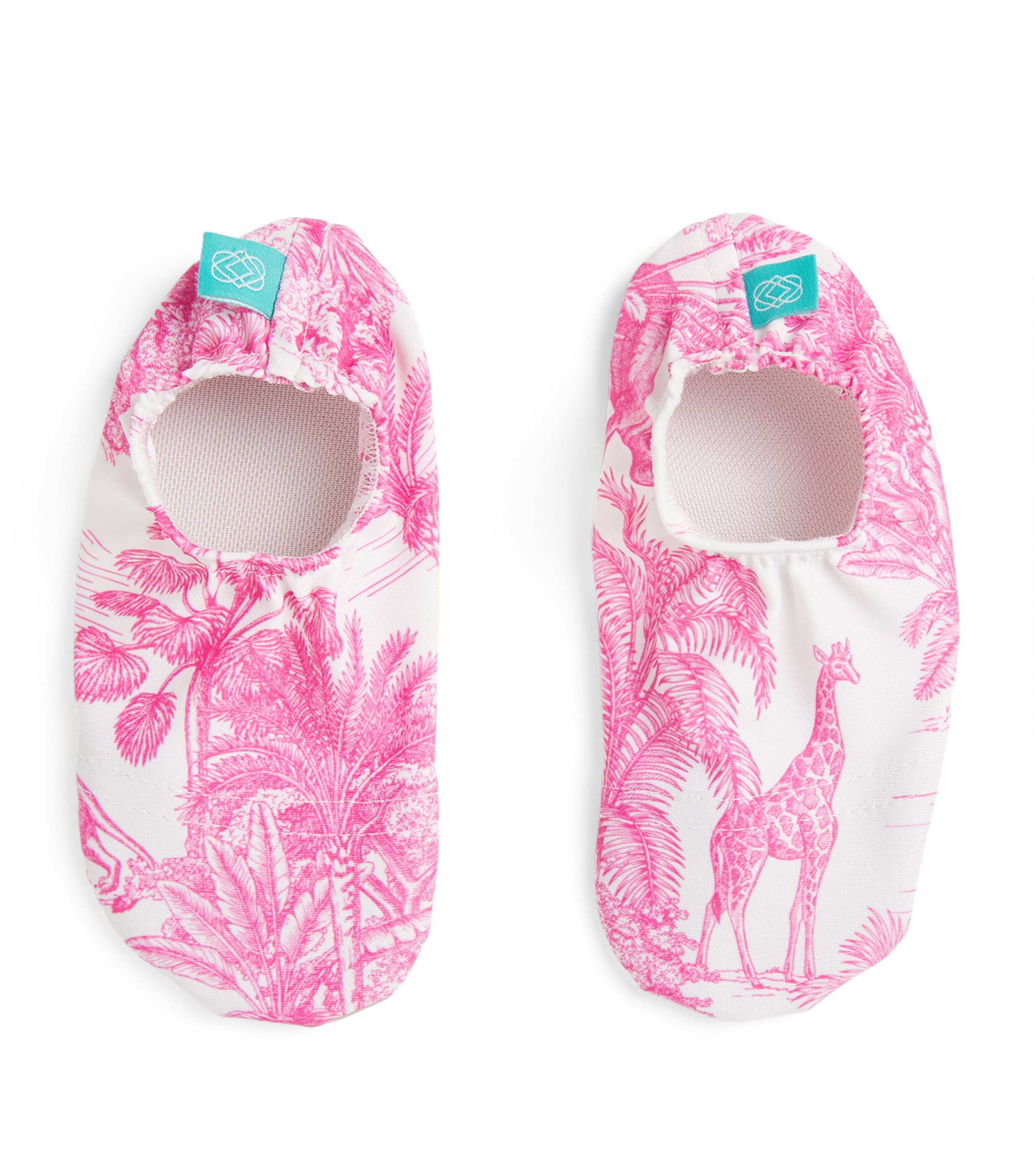 Printed Beach Shoes JUNGLE PINK Image 1