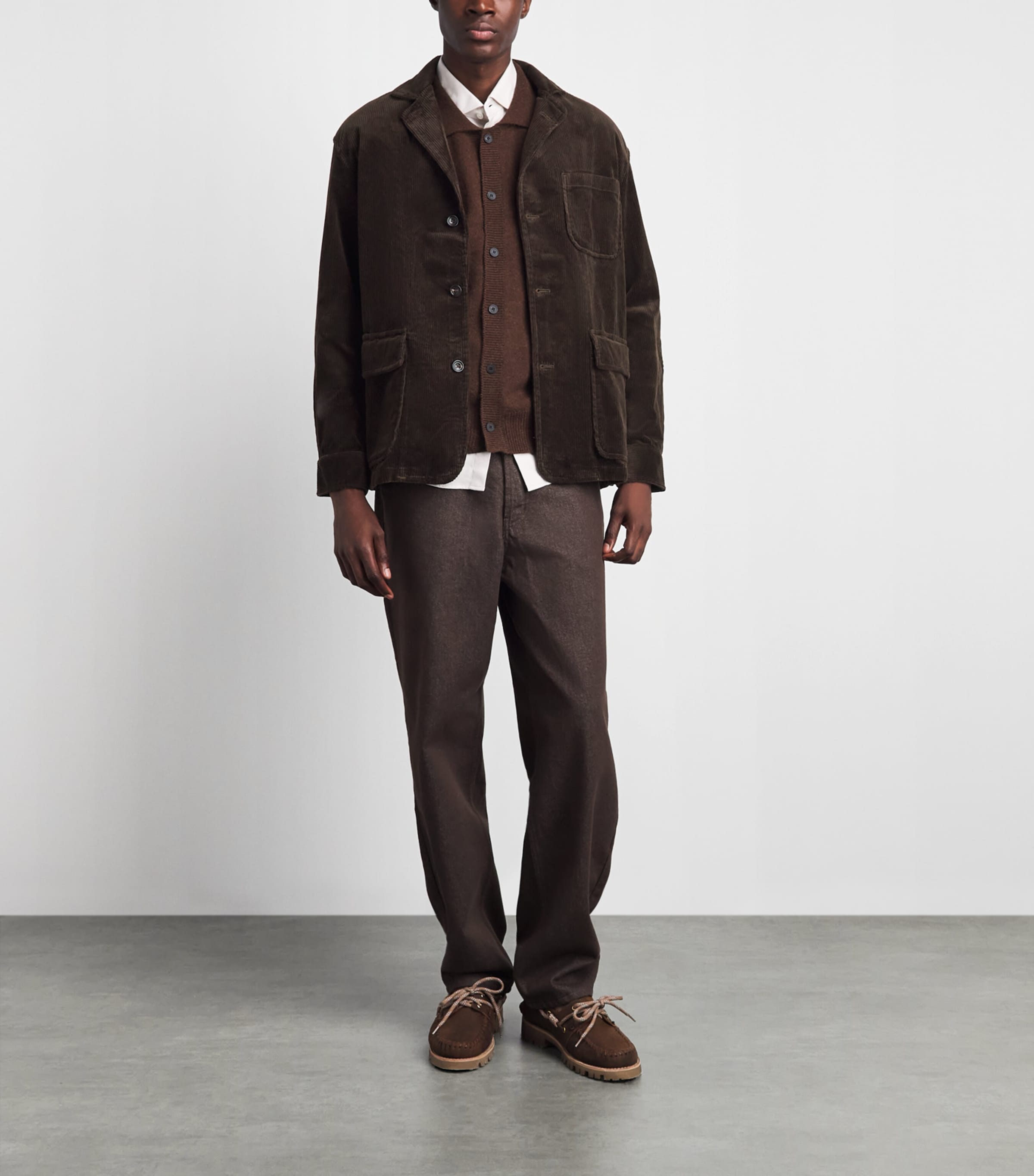 Polo Ralph Lauren Mens Cotton Corduroy Finley Jacket Dark Beech Image 2