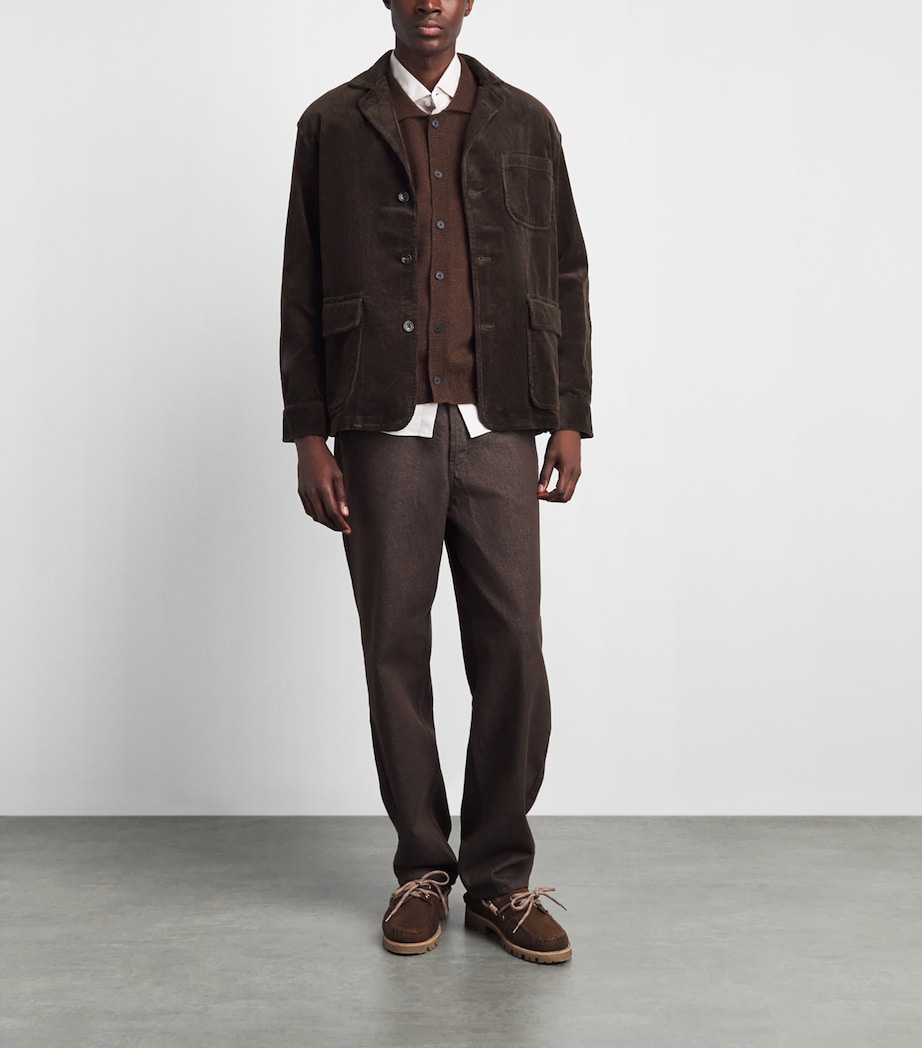 Polo Ralph Lauren Mens Cotton Corduroy Finley Jacket Dark Beech Image 2