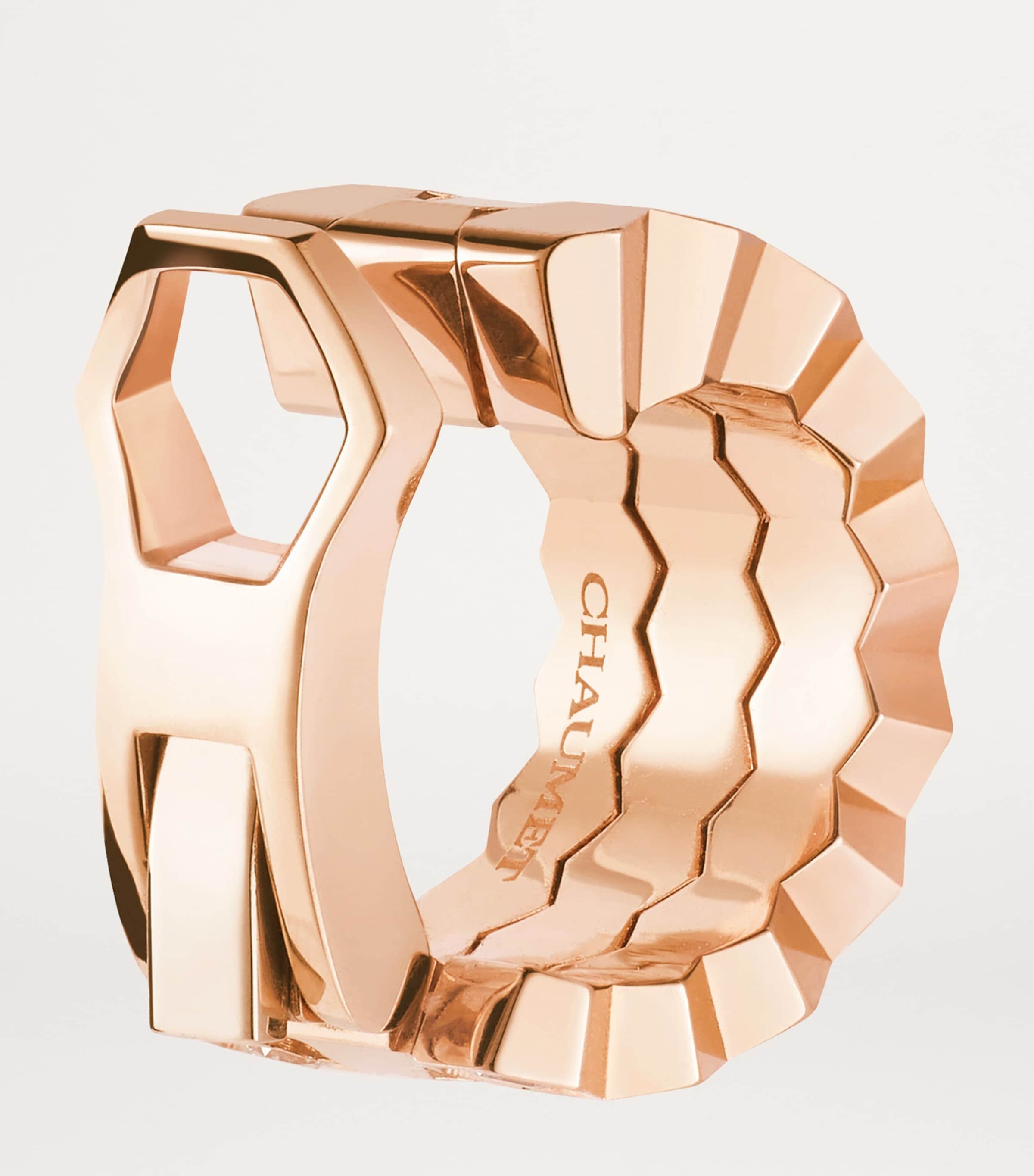 Rose Gold and Diamond Bee de Chaumet Ear Cuff PINK GOLD Image 2