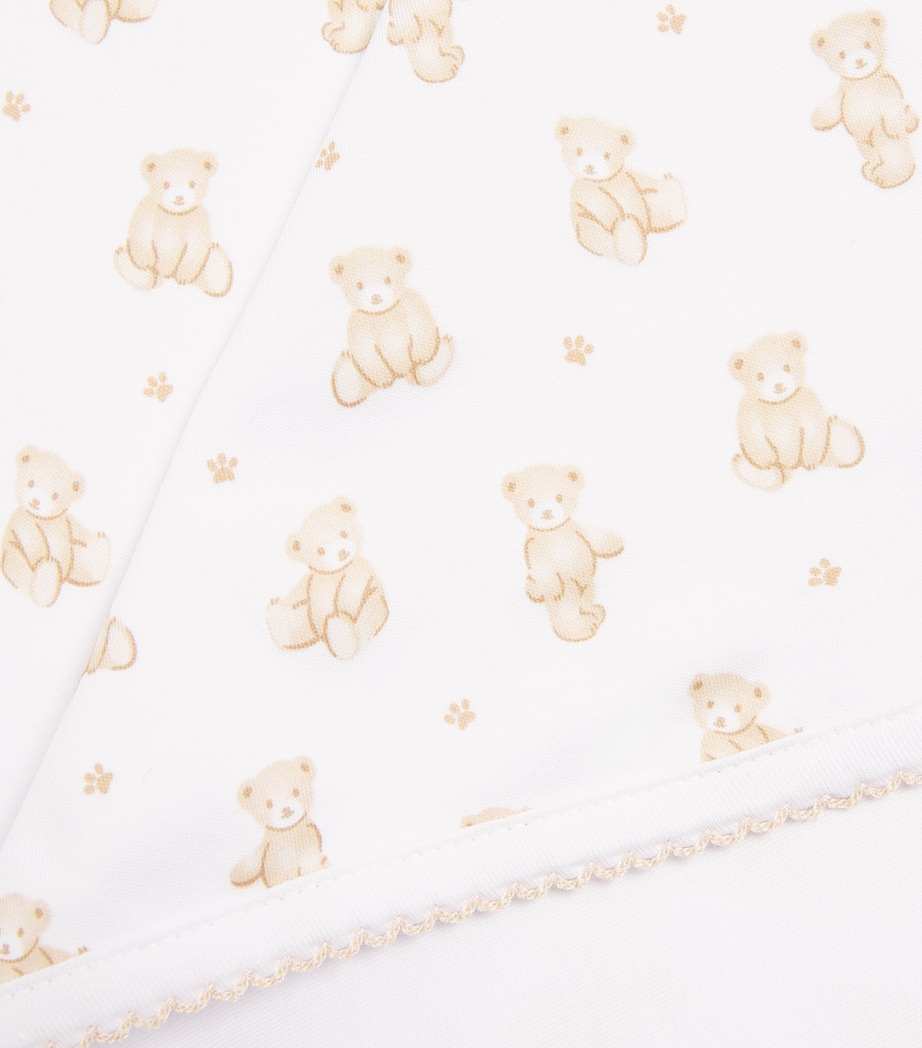 Pima Cotton Teddy Bear Time Blanket (73cm x 73cm) K200BROWN Image 3