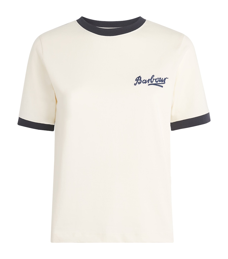 Barbour Womens Cotton Madeline T-Shirt Orginal Ec Image 1