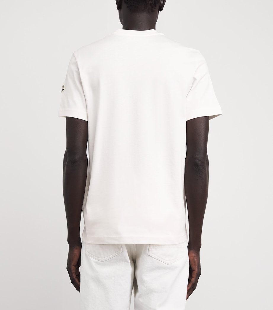 Moncler Mens Cotton Safari Print T-Shirt Image 5