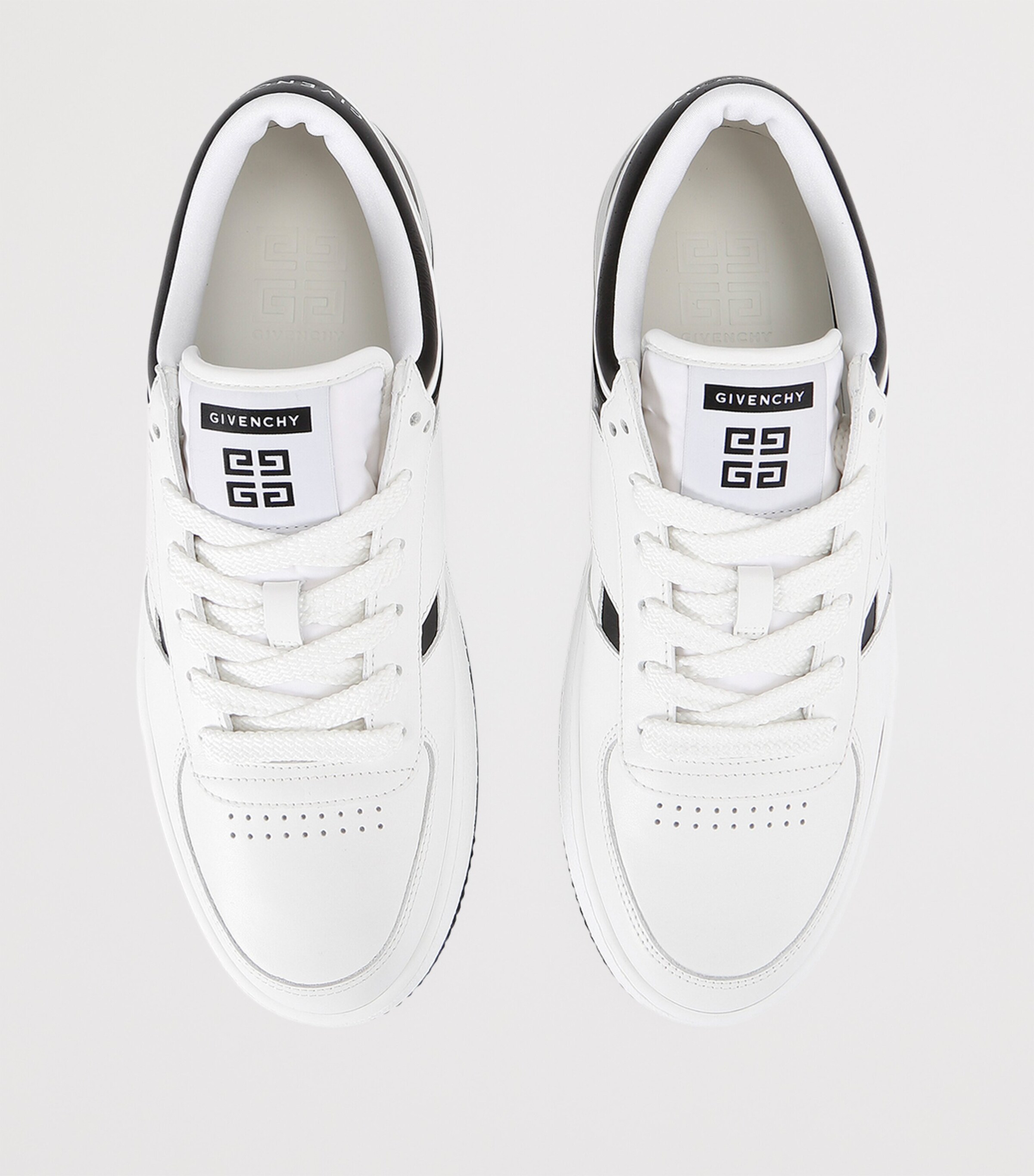 Givenchy Leather G Move Sneakers White/blk Image 4