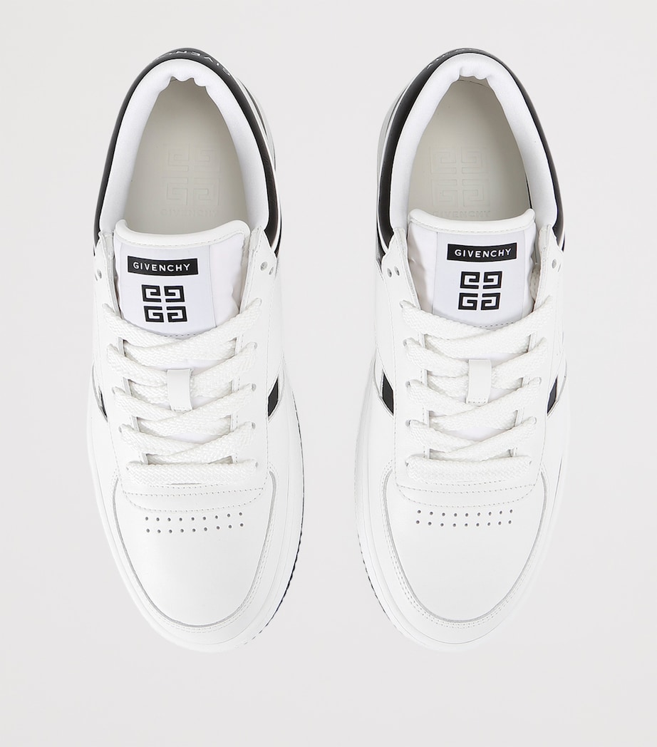 Leather G Move Sneakers WHITE/BLK Image 4