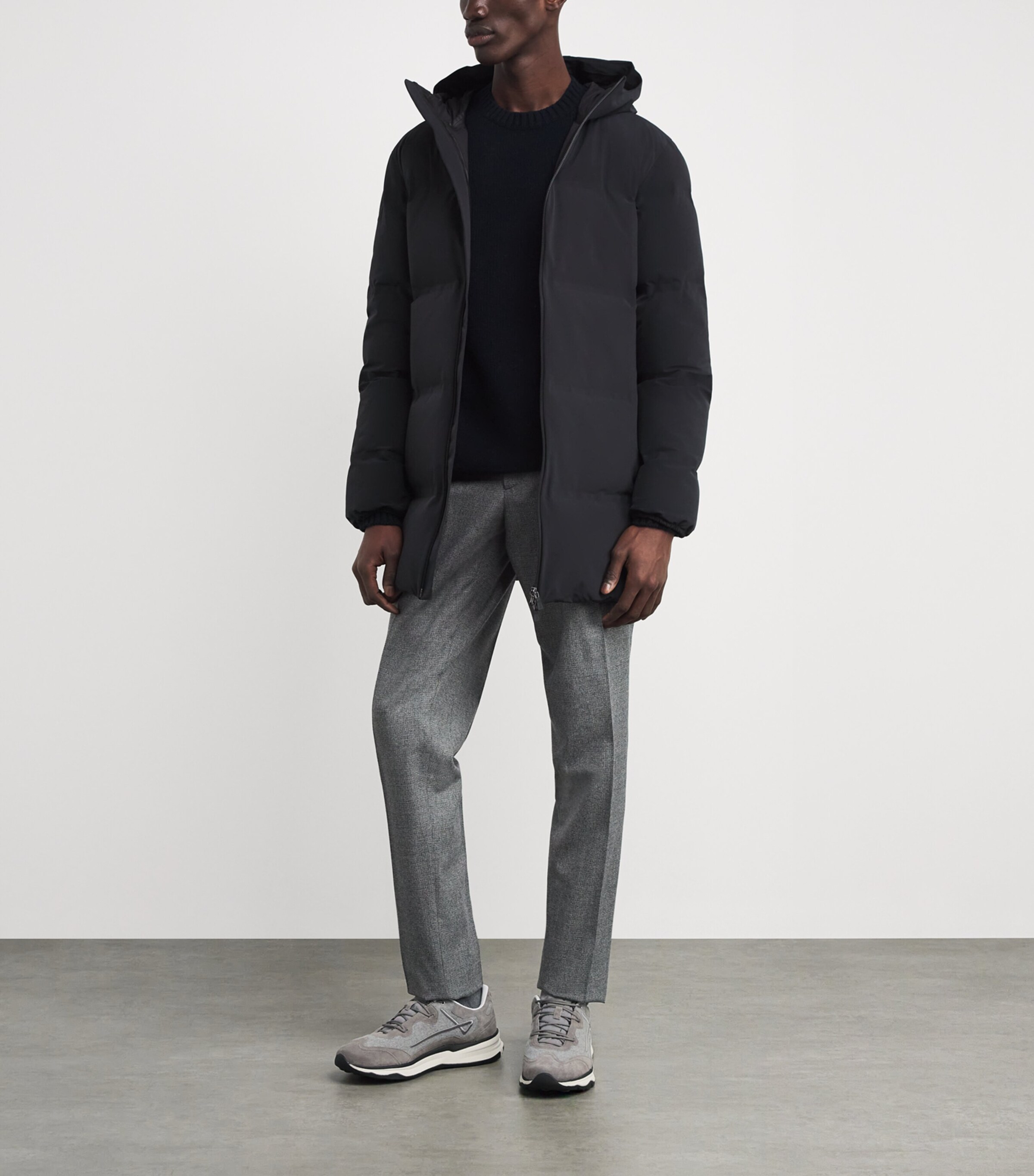 Herno Suede Maggiore Sneakers Grey Image 6