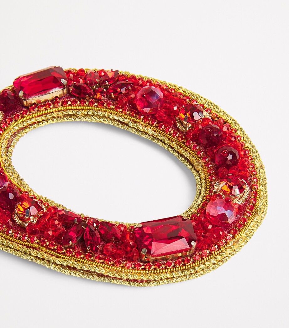 Embellished O Tree Decoration RED Image 2