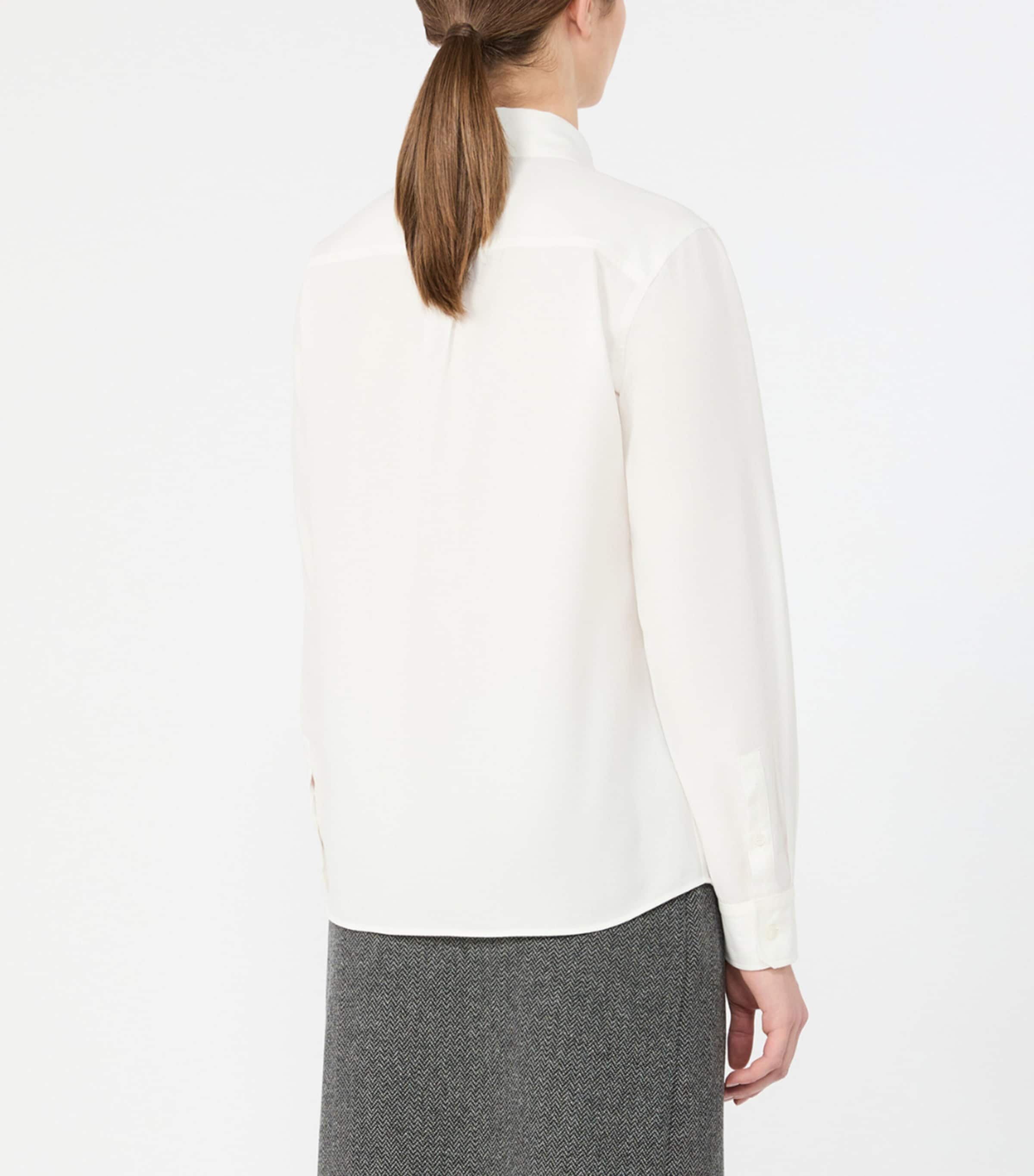 Weekend Max Mara Womens Cotton Shirt White Image 4