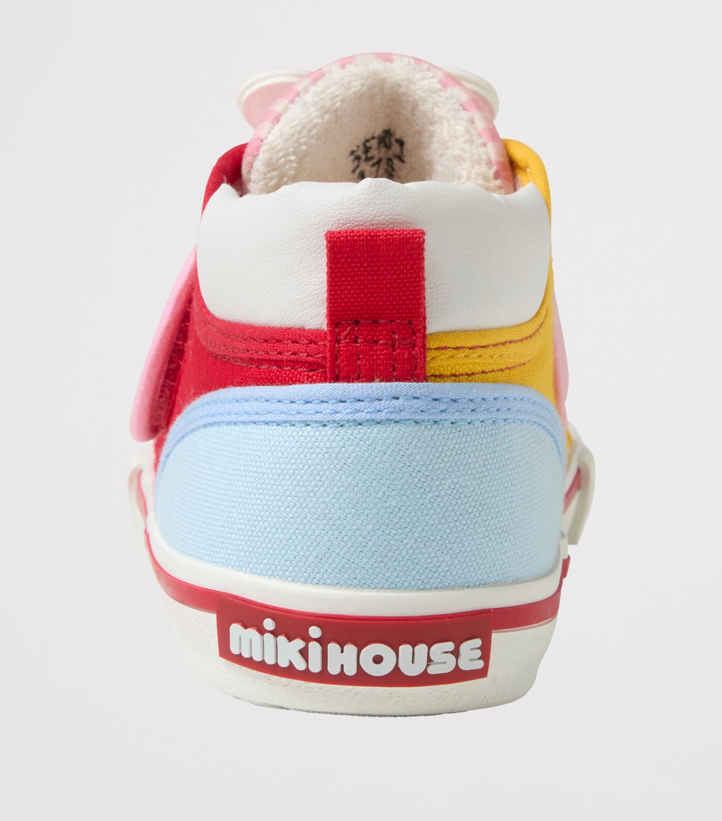 Miki House Cotton-Blend Bunny Appliqué Sneakers Image 6