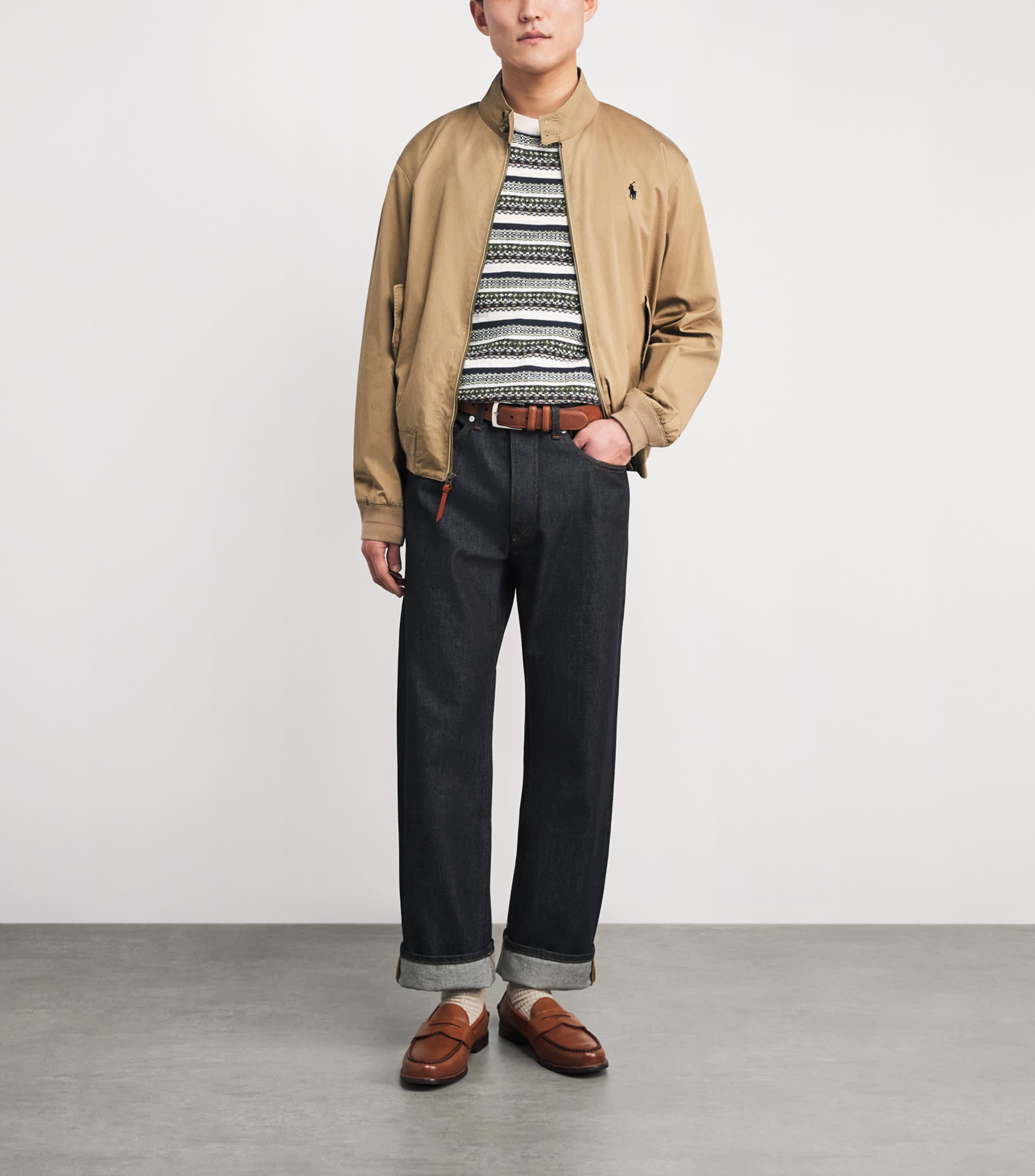 Cotton Twill Bedford Jacket CAFE TAN Image 2