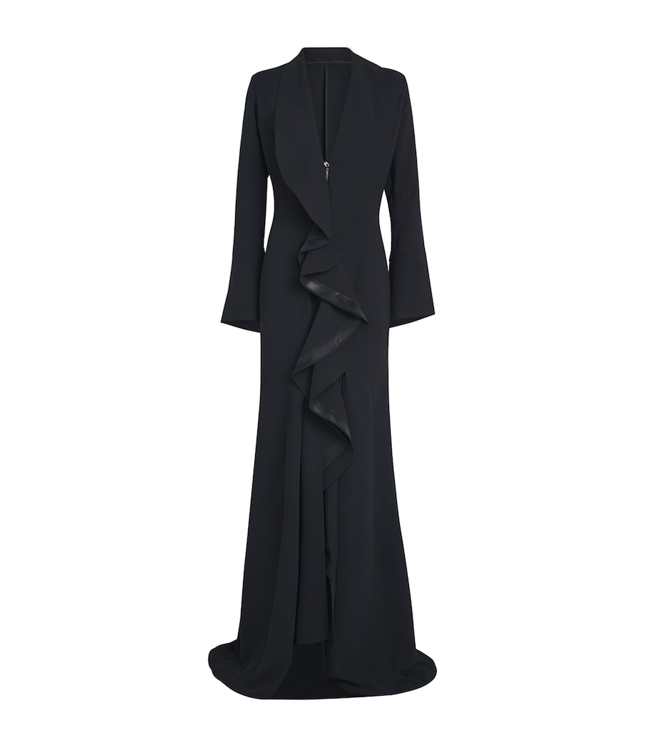 Ruffled Jupiter Gown BLACK Image 1