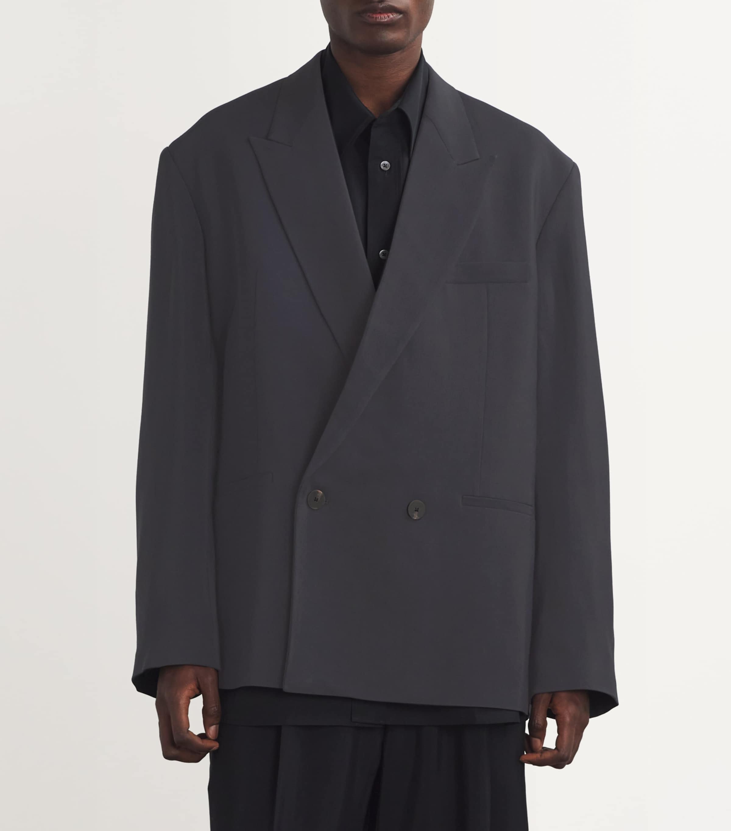 Oversized Daburu Blazer DARKEST NAVY Image 3